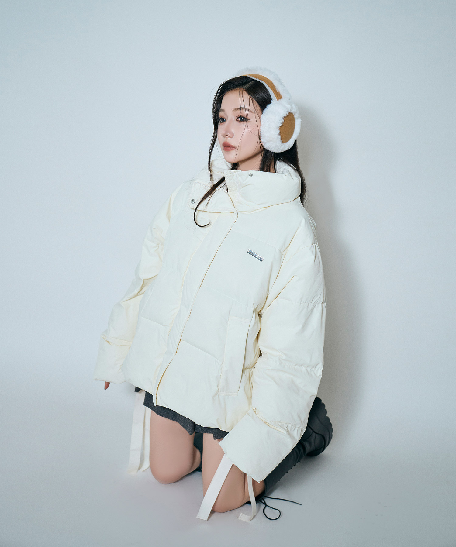 UNISEX バックロゴエコダウン