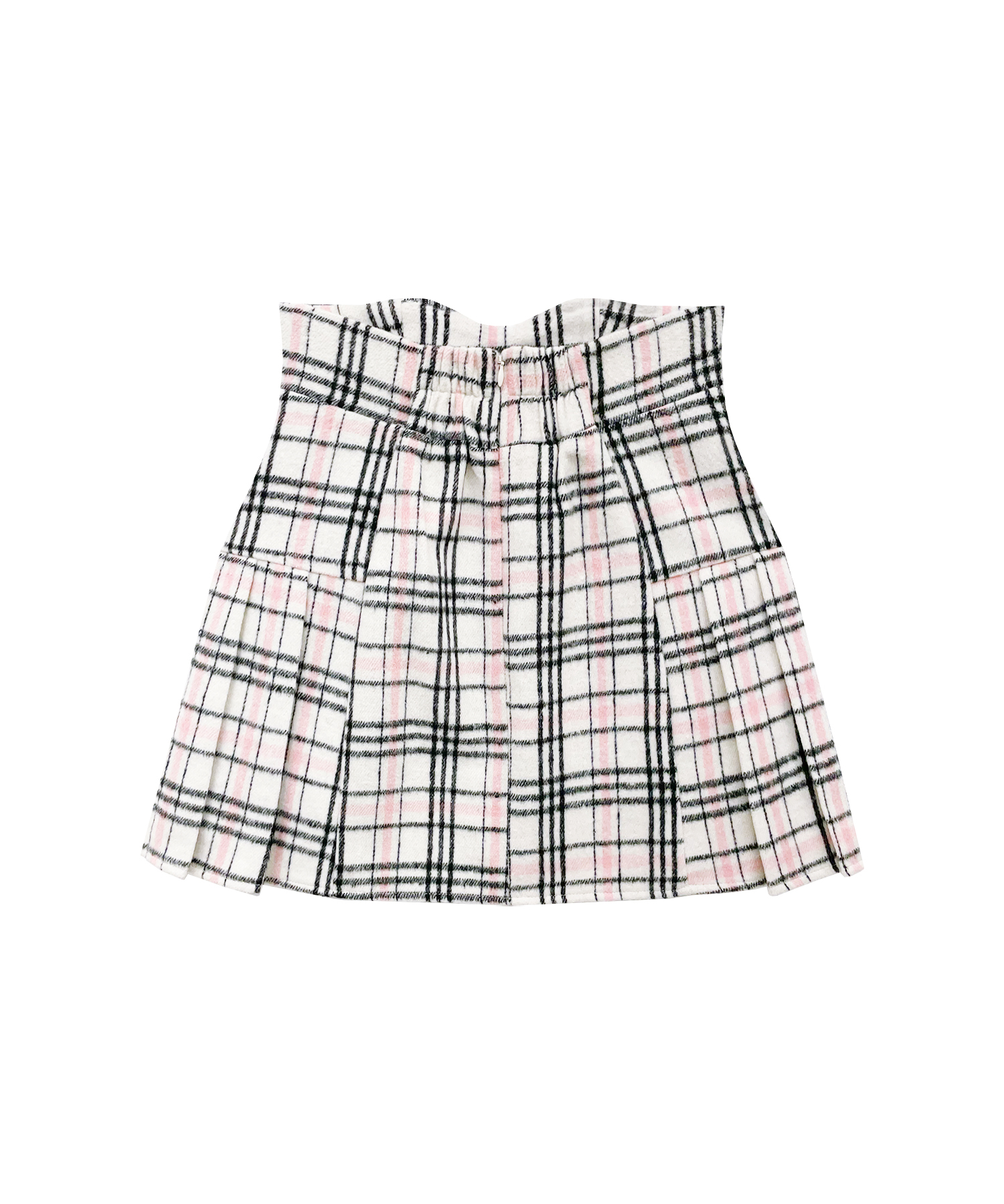 サイドプリーツハイウエストスカート