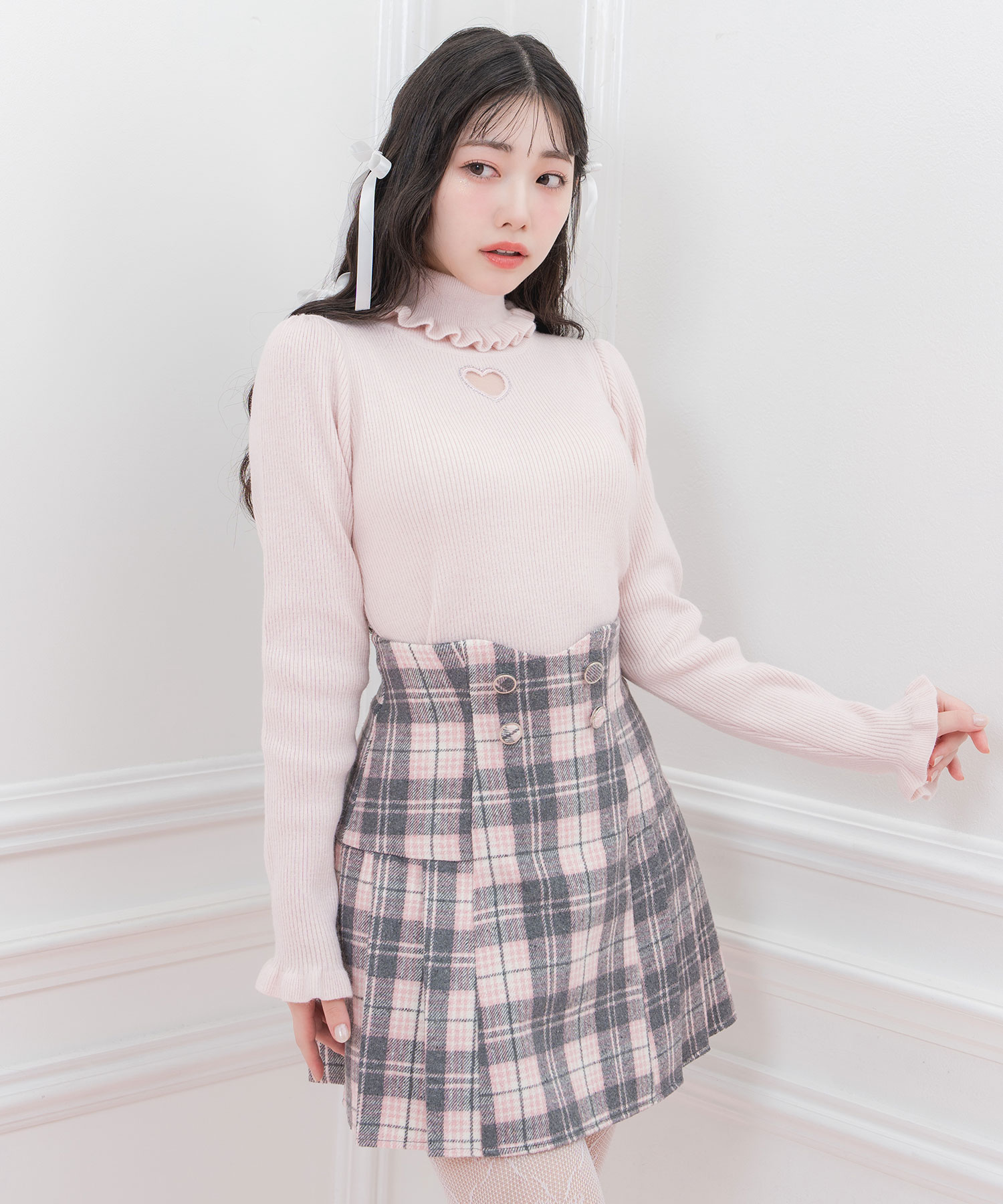 サイドプリーツハイウエストスカート – BUNNY APARTMENT サイドプリーツハイウエストスカート – BUNNY APARTMENT