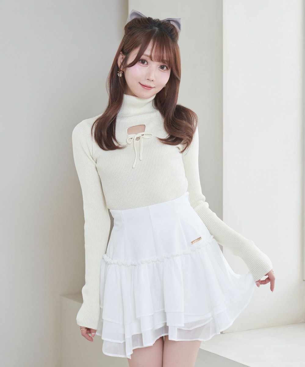 organdy frills skirt pants – BUNNY APARTMENT 