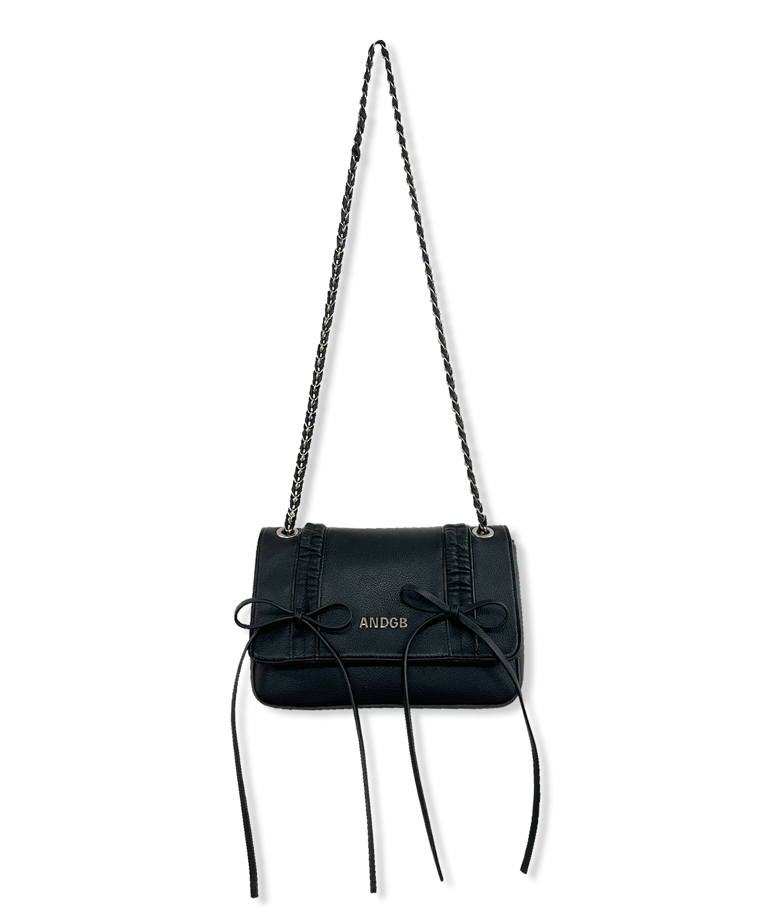 ショルダーバッグ・ポシェット RAIVE Danna Medium in Gun l HJ リボンチェーンショルダーバッグ – BUNNY APARTMENT