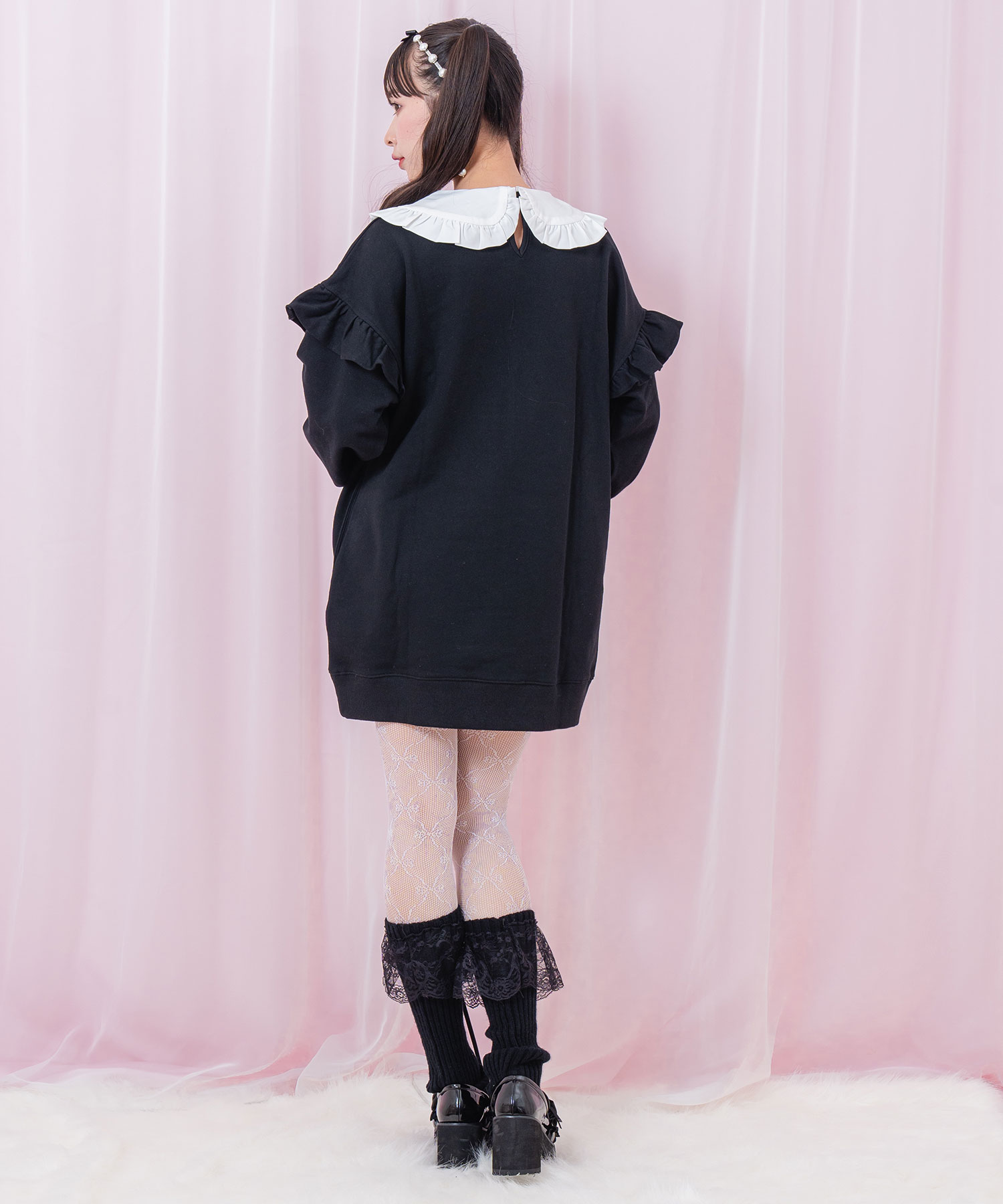 French bear襟付きトレーナーワンピース – BUNNY APARTMENT