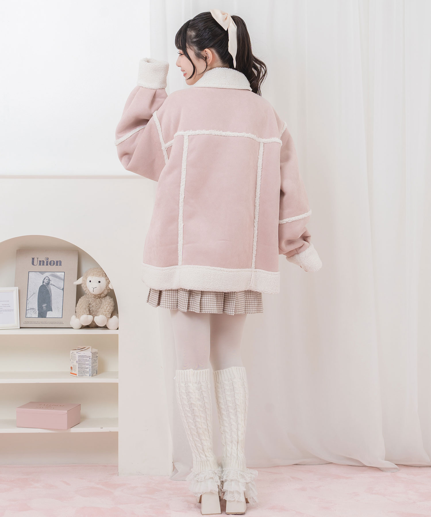Name. ネーム 18AW ムートンボアジャケット Starting Over ムートンジャケット ムートンコート フェイク