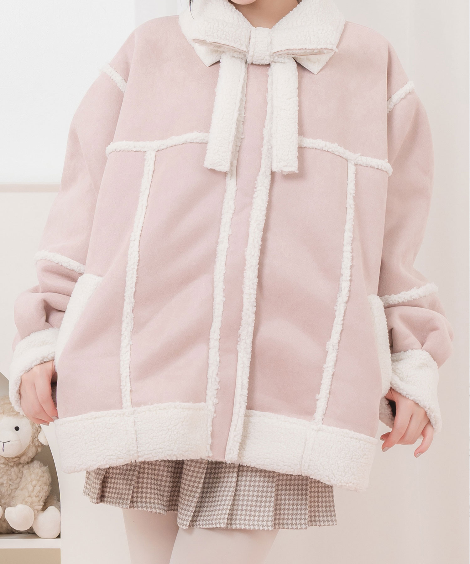 Name. ネーム 18AW ムートンボアジャケット Starting Over ムートンジャケット ムートンコート フェイク