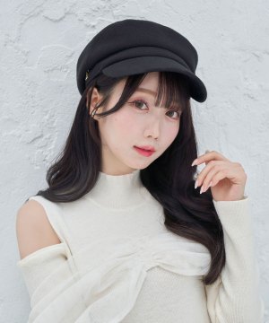 fake wool casquette