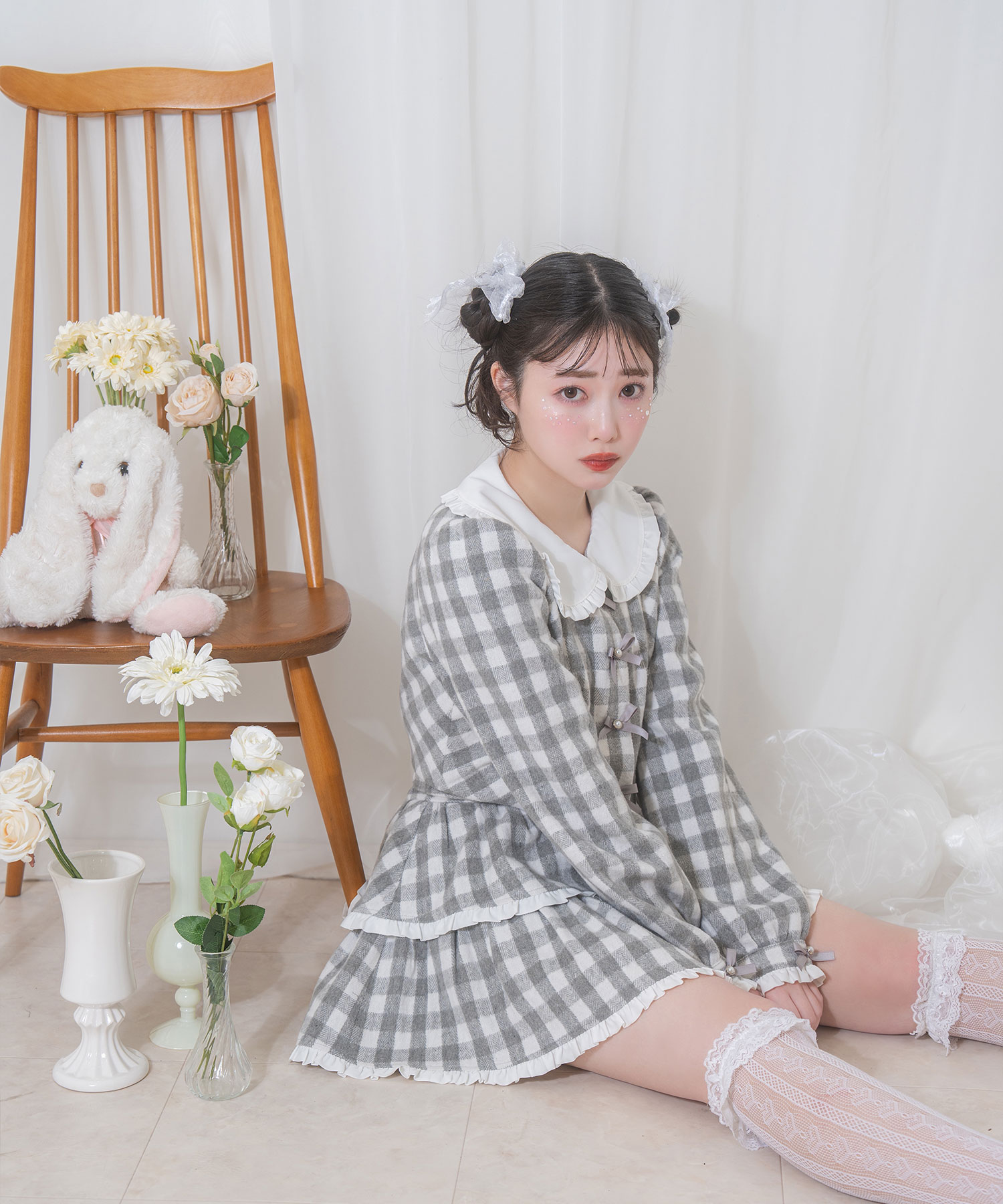 国内作家 pream ぷりぃむ バックチャームとお顔クリップセット 国内作家 pream ぷりぃむ バックチャームとお顔クリップセット