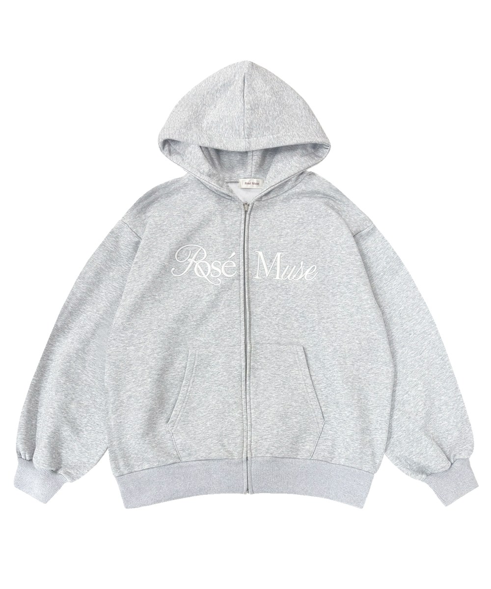 3d logo zip hoodie