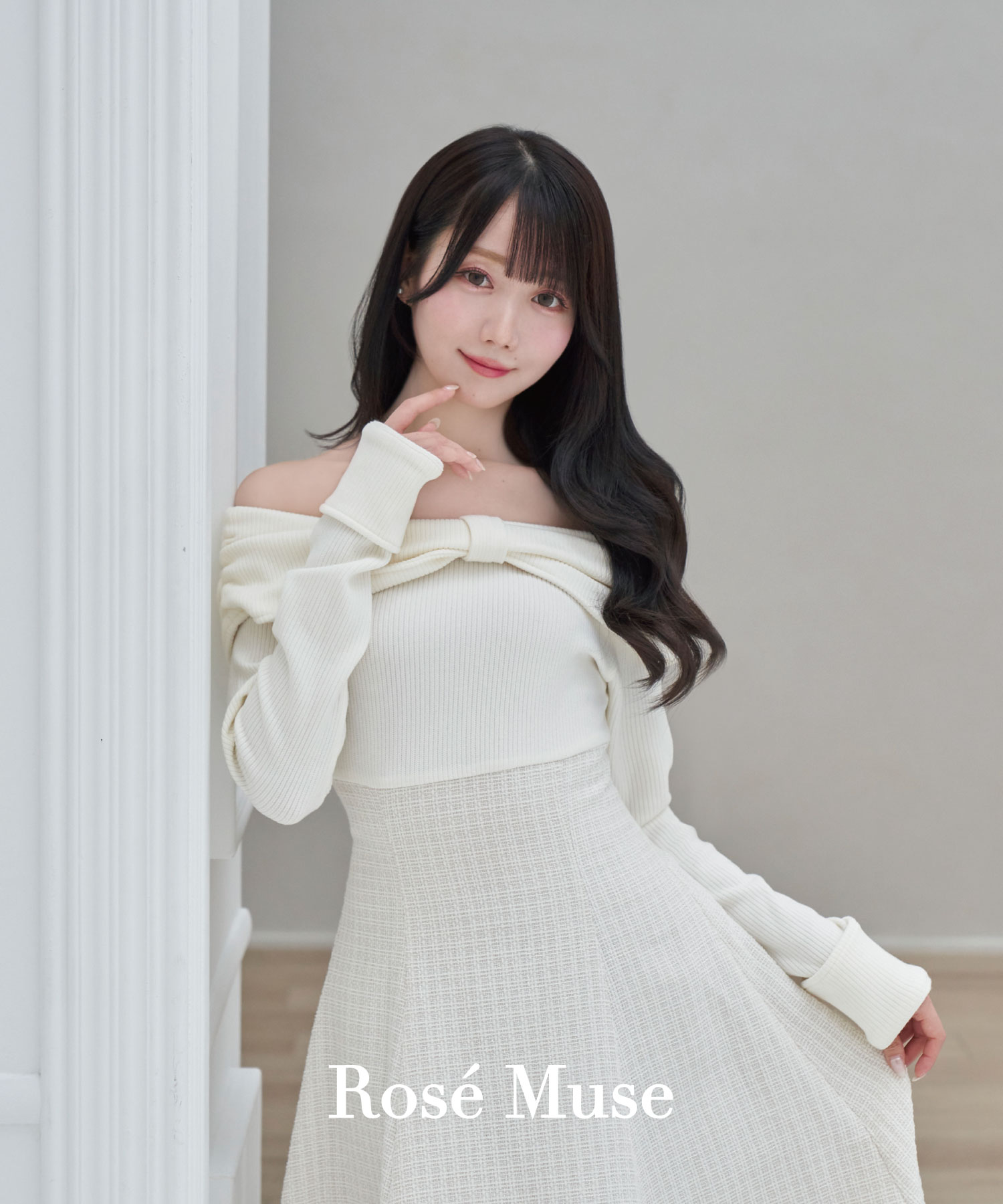 RoséMuse ロゼミューズ chiffon pleated dress - ワンピース