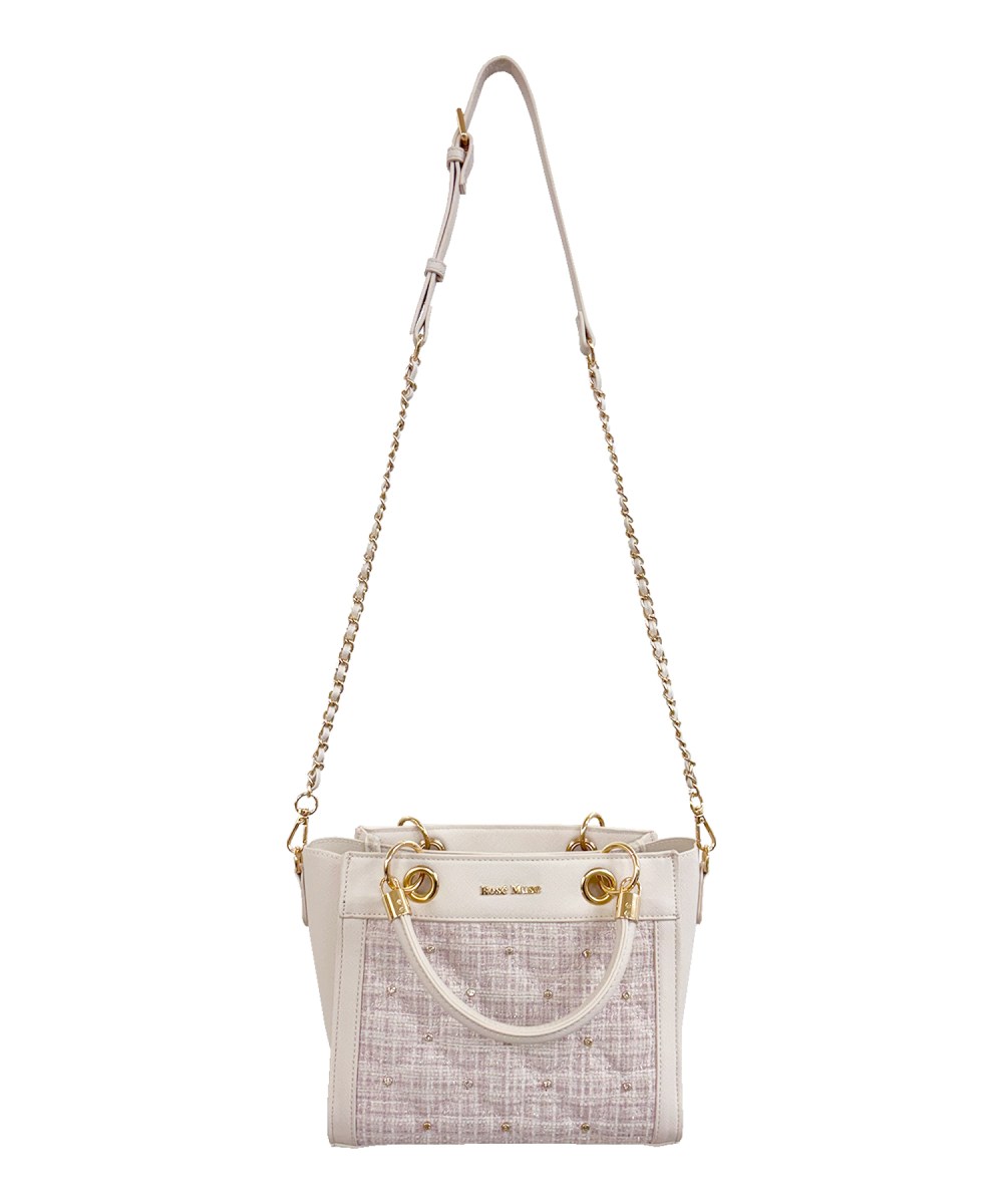 tweed quilting tote S