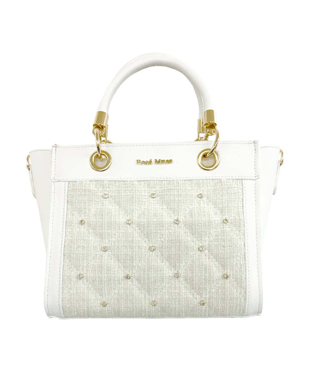 tweed quilting tote S