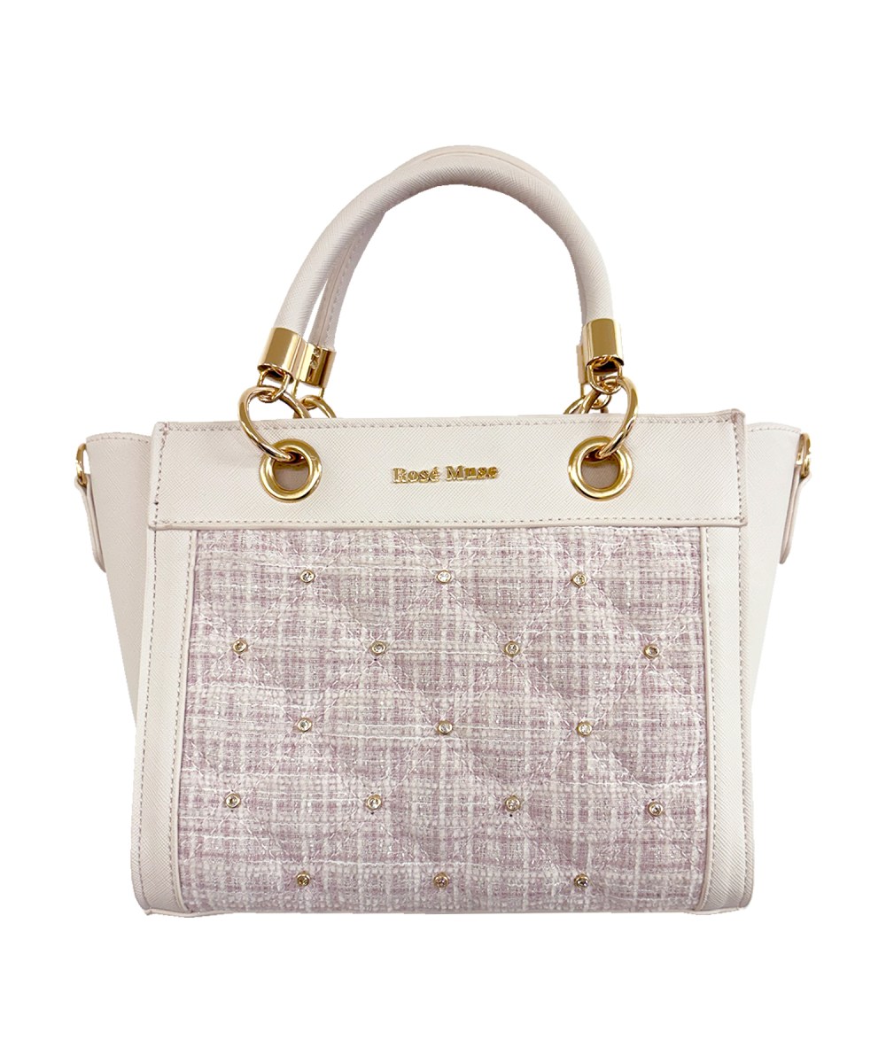 tweed quilting tote S