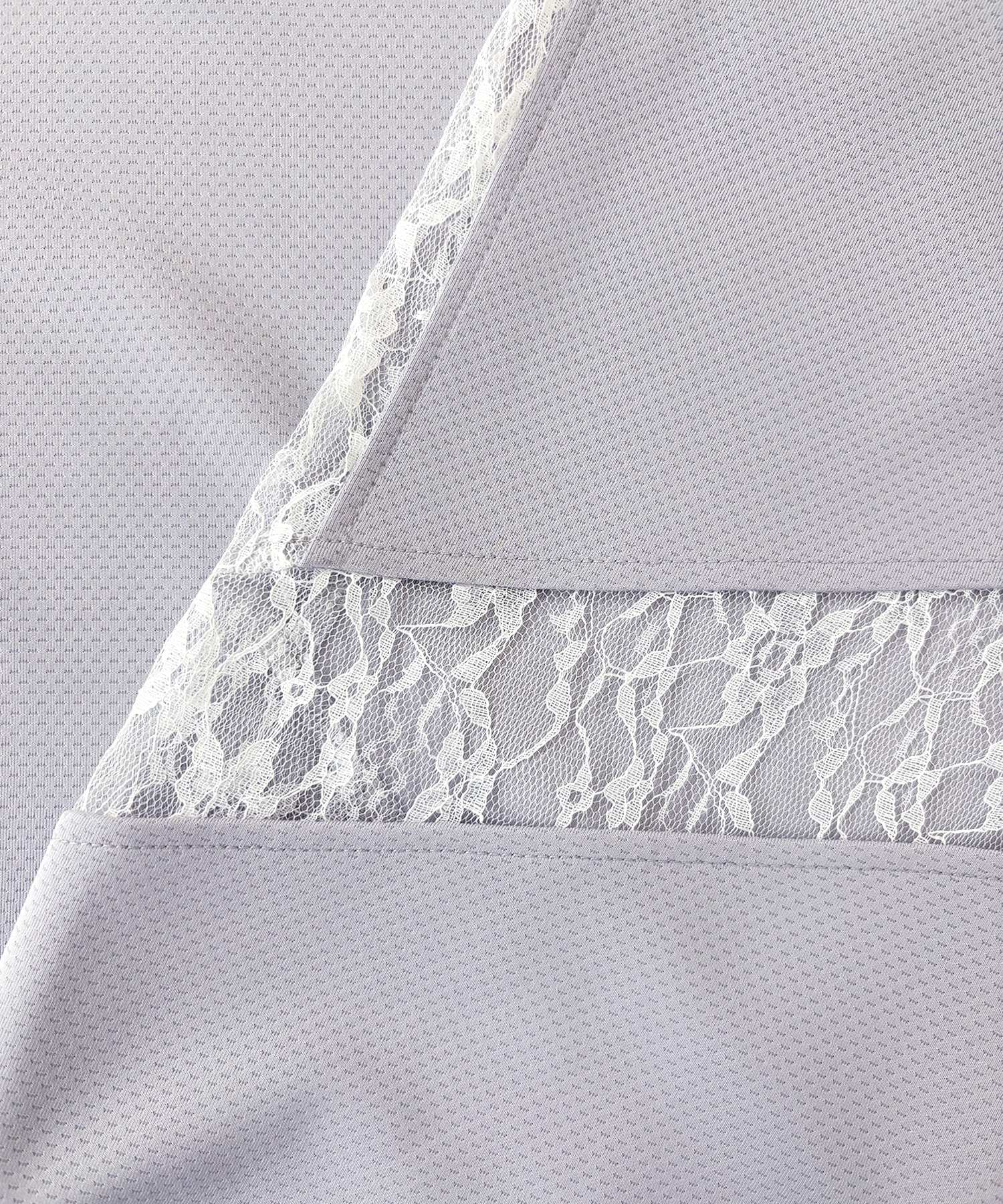lace point over size uniform L/S polo – BUNNY APARTMENT