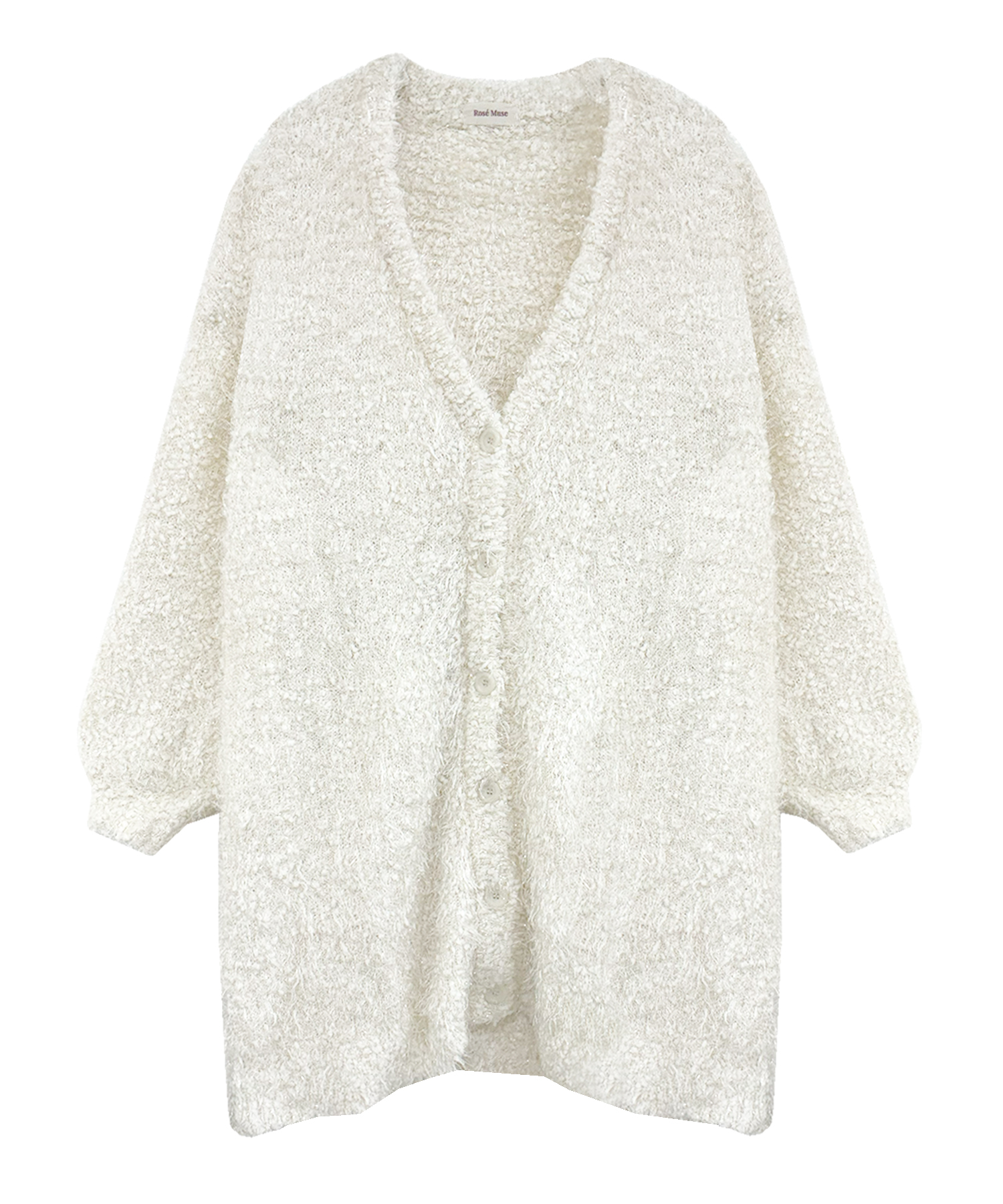 Rosé Muse　sparkly fluffy cardigan sparkly fluffy cardigan – BUNNY APARTMENT