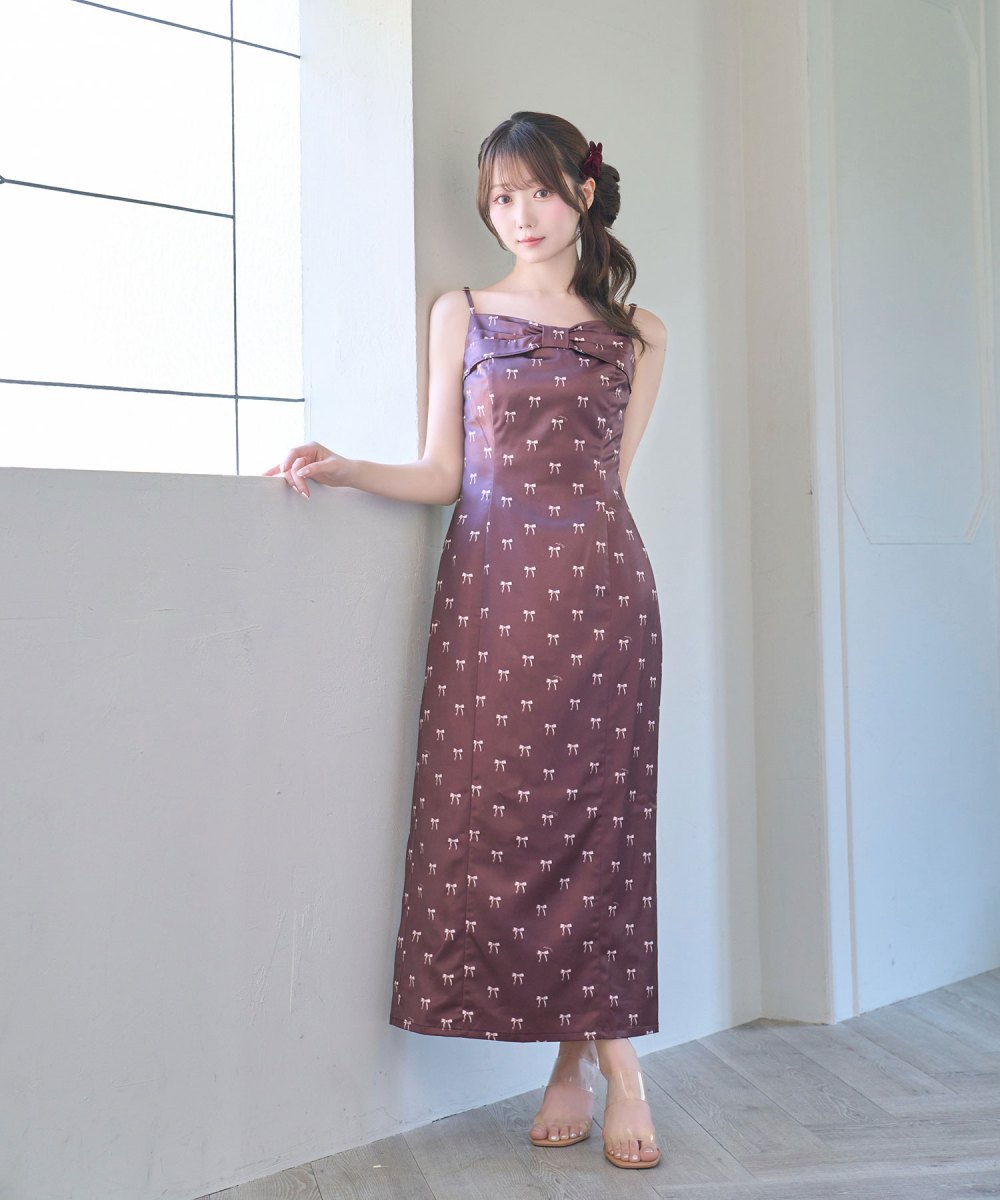 ribbon pattern cami o/p