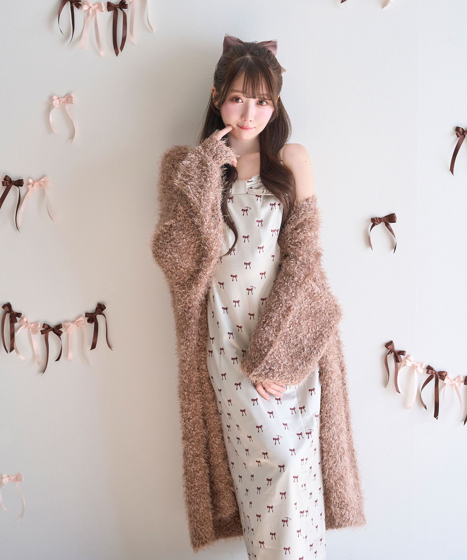 ribbon pattern cami o/p – BUNNY APARTMENT