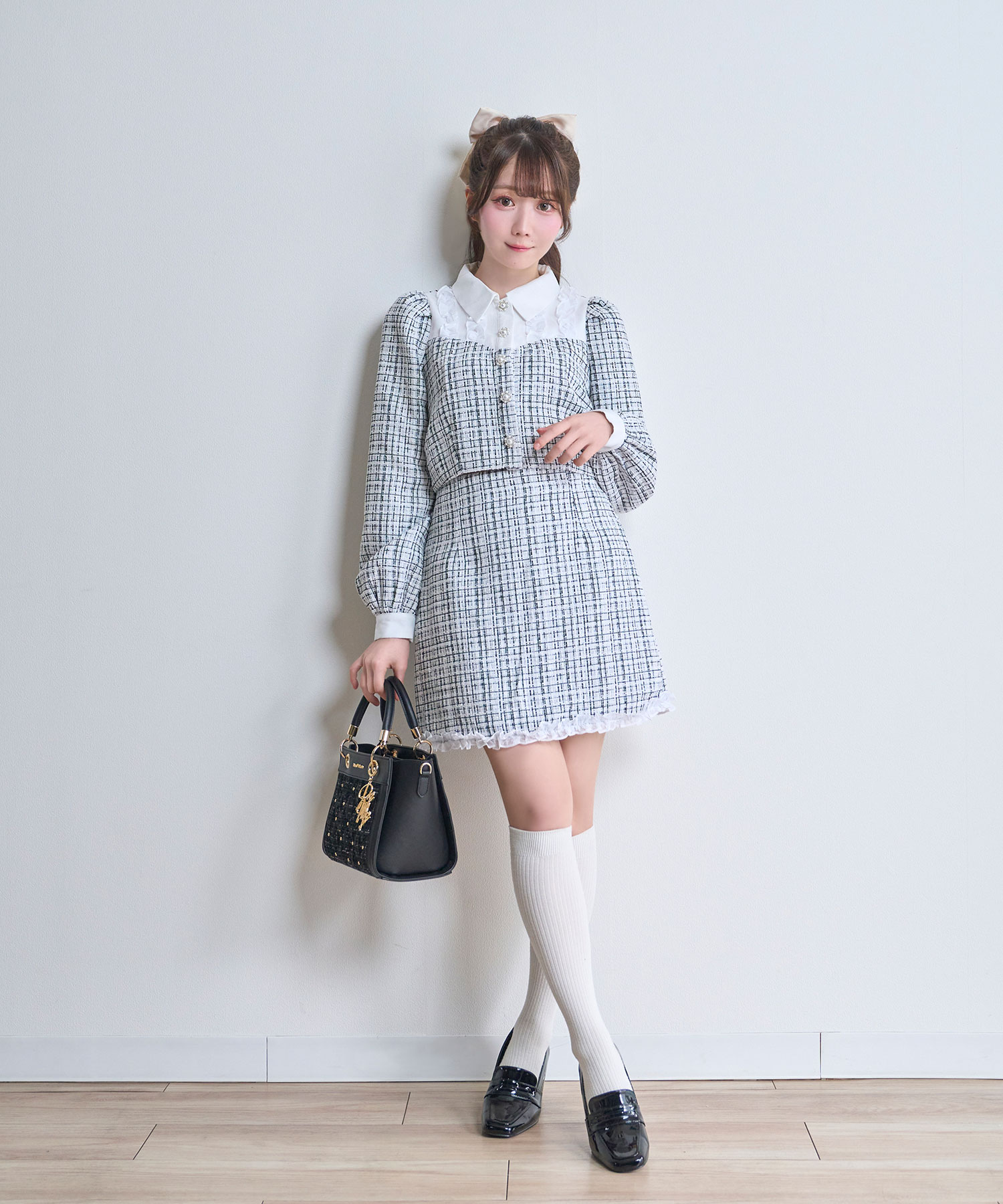 tweed quilting tote S – BUNNY APARTMENT