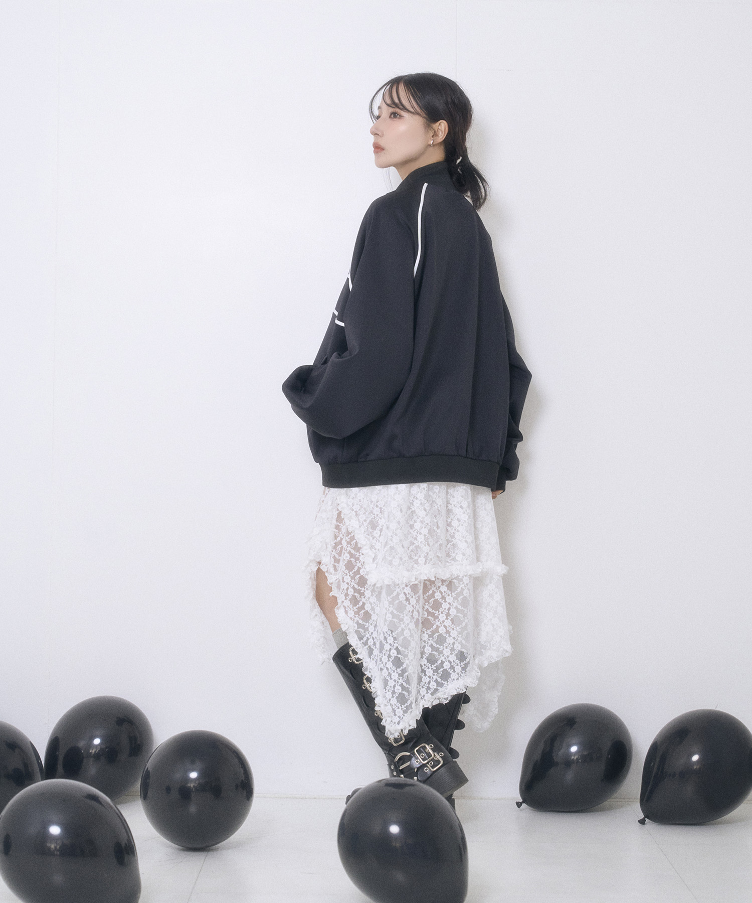 UNISEX パイピングトラックジャケット