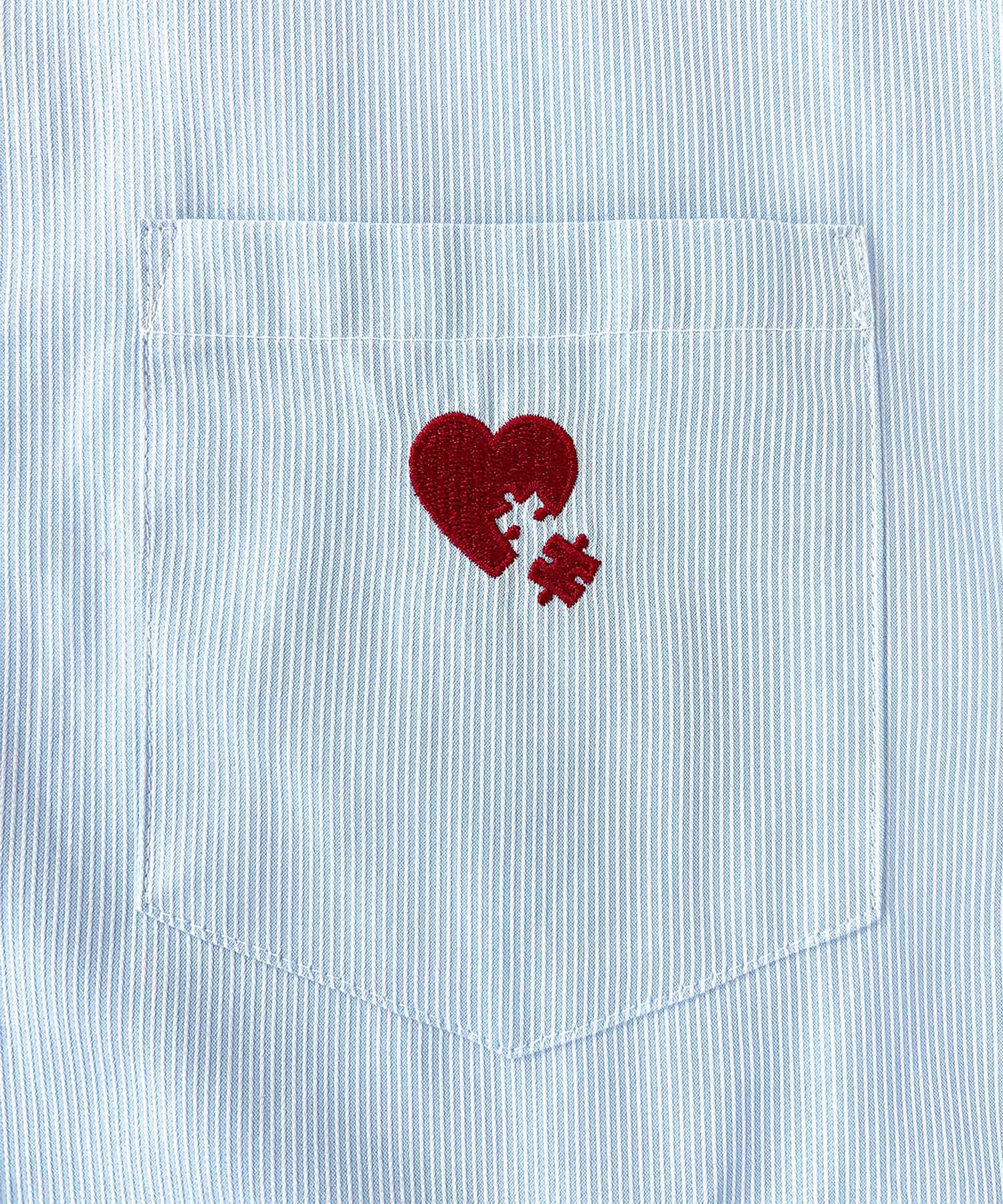 UNISEX 2WAYハートシャツ