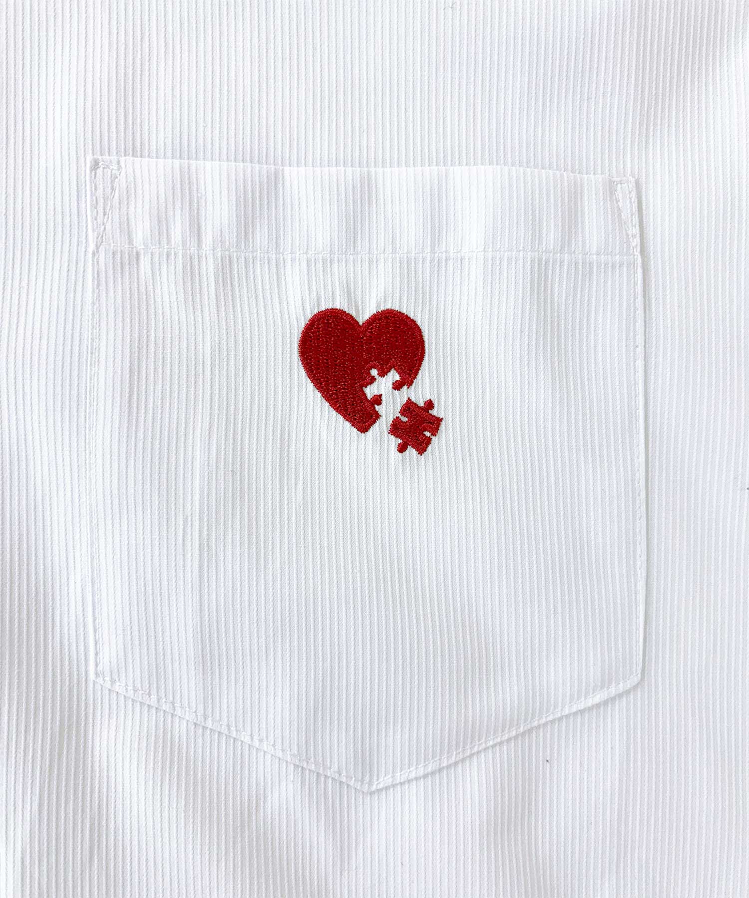 UNISEX 2WAYハートシャツ