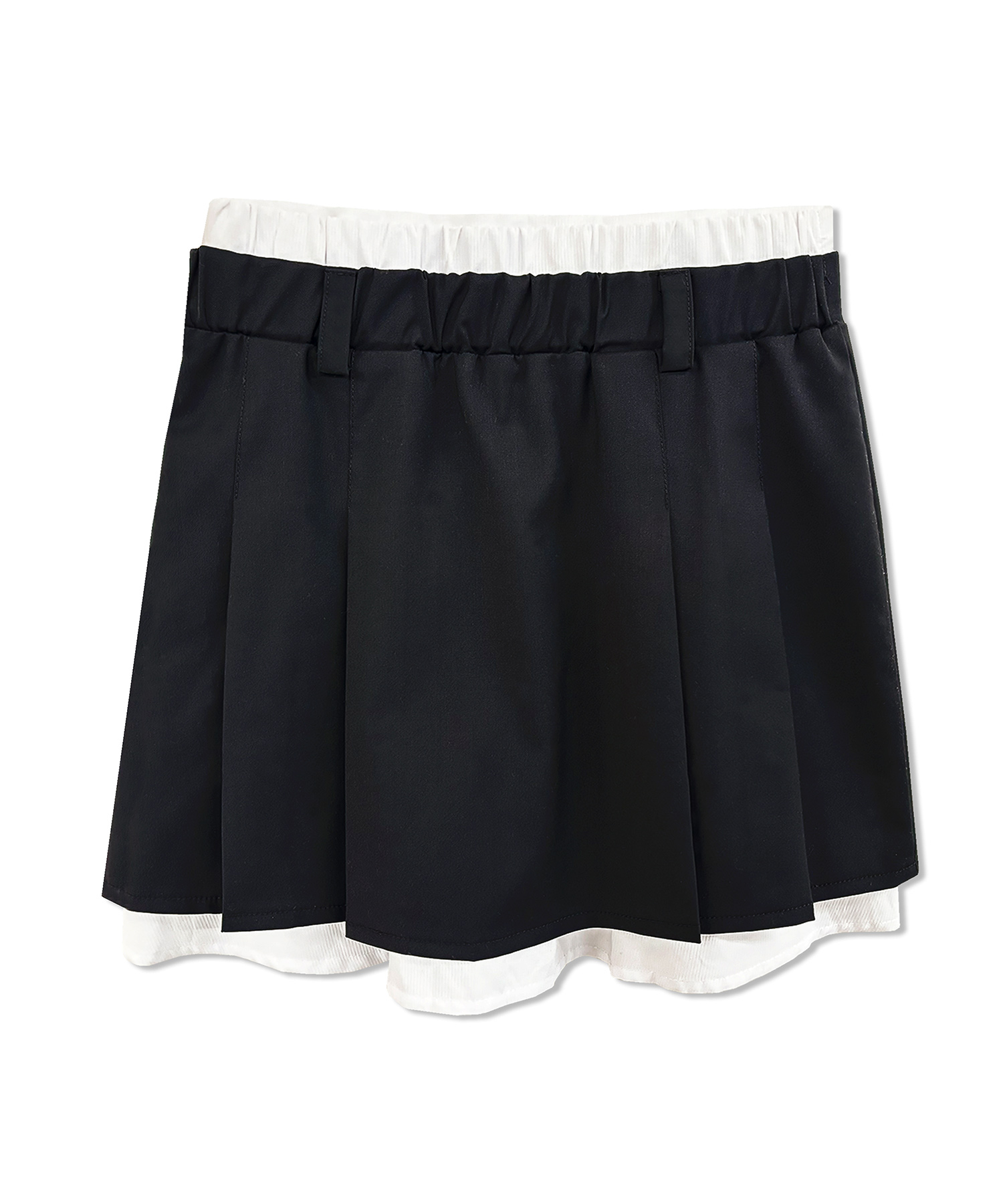 レイヤードシャツスカパン