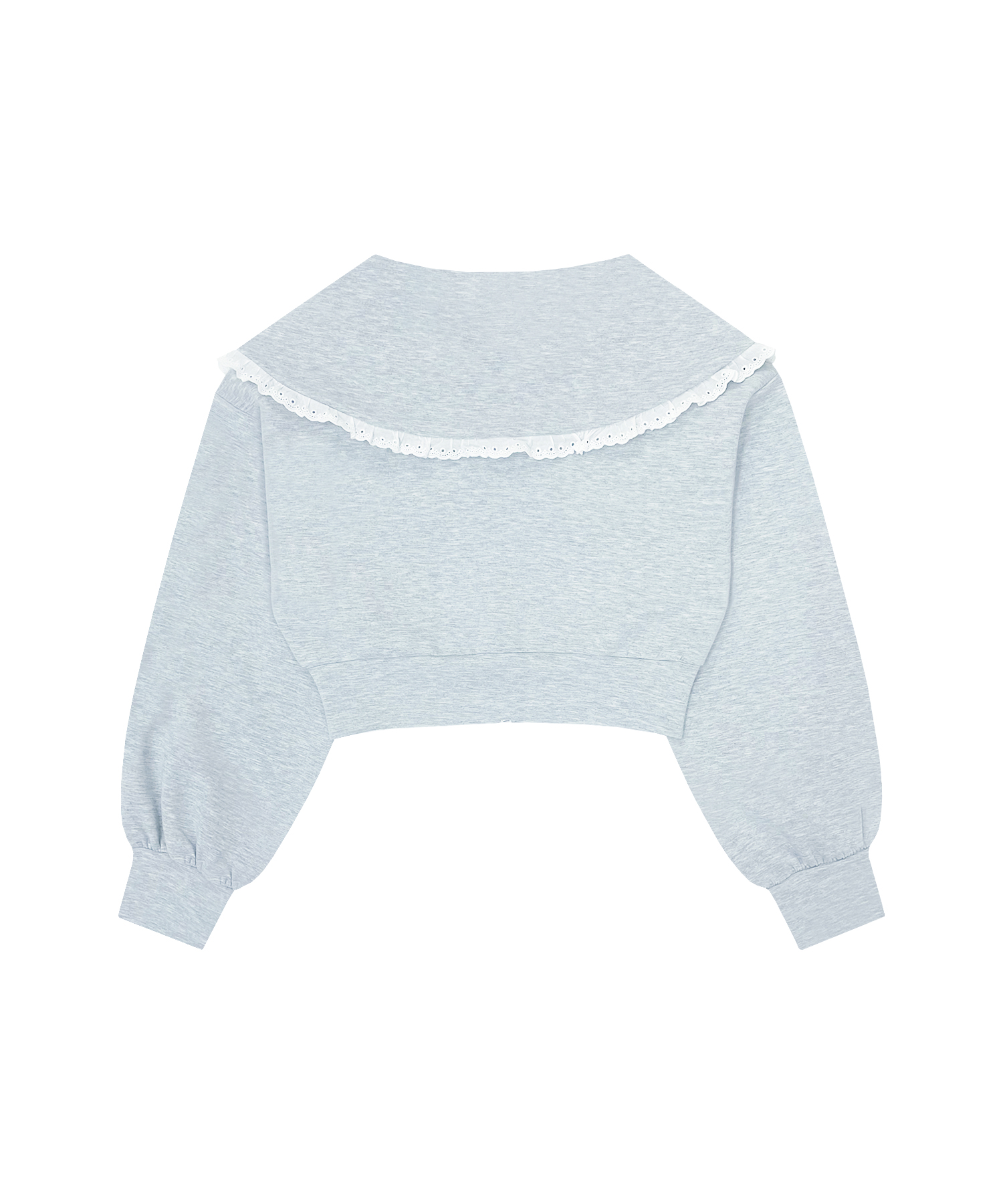 コットンレースビッグカラーセットアップ