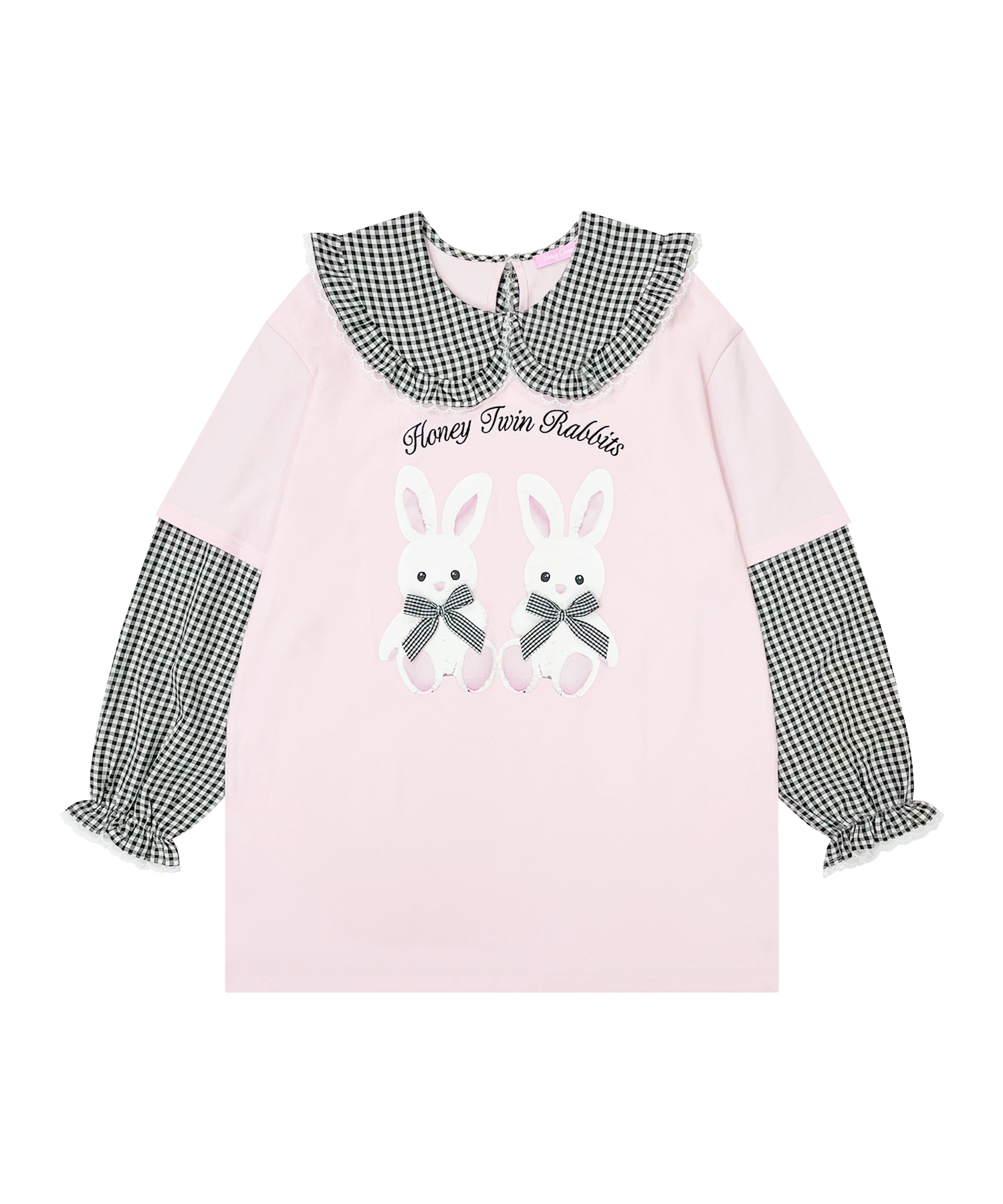 tシャツ 襟付きレイヤードハニーPTロンT レディース 襟付きレイヤードハニーPTロンT – BUNNY APARTMENT