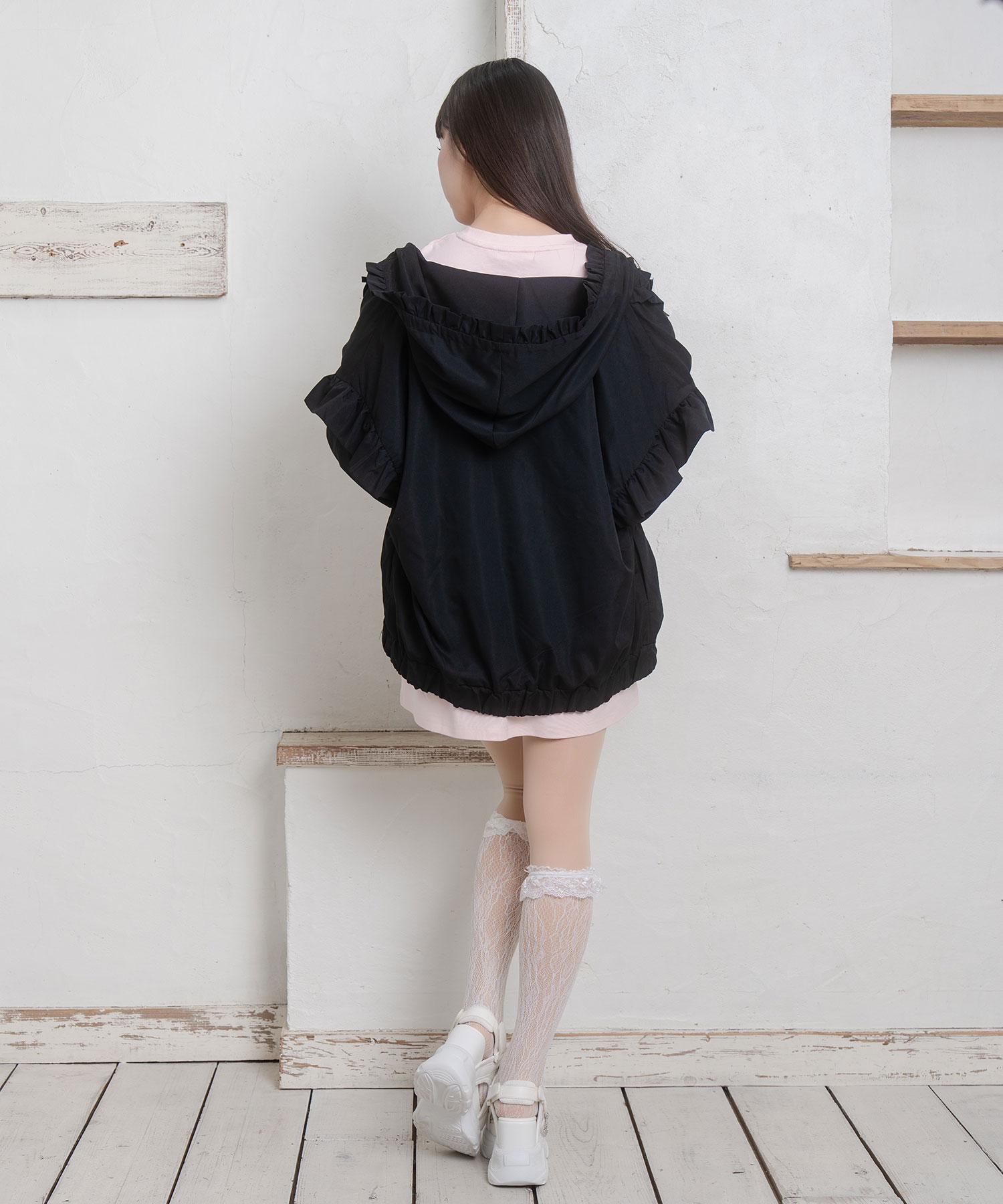 レビュー高評価の商品!の商品をすべて フリルリボンジップアップ – APARTMENT BUNNY ジャケット・アウター