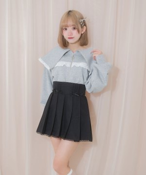 プチリボンハイウエストプリーツスカート