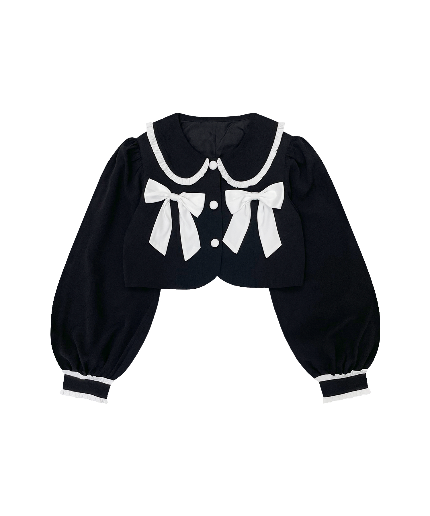 リボンフリル配色セットアップ