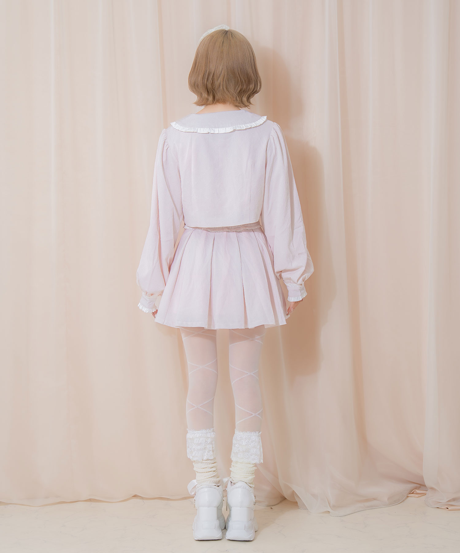 リボンフリル配色セットアップ