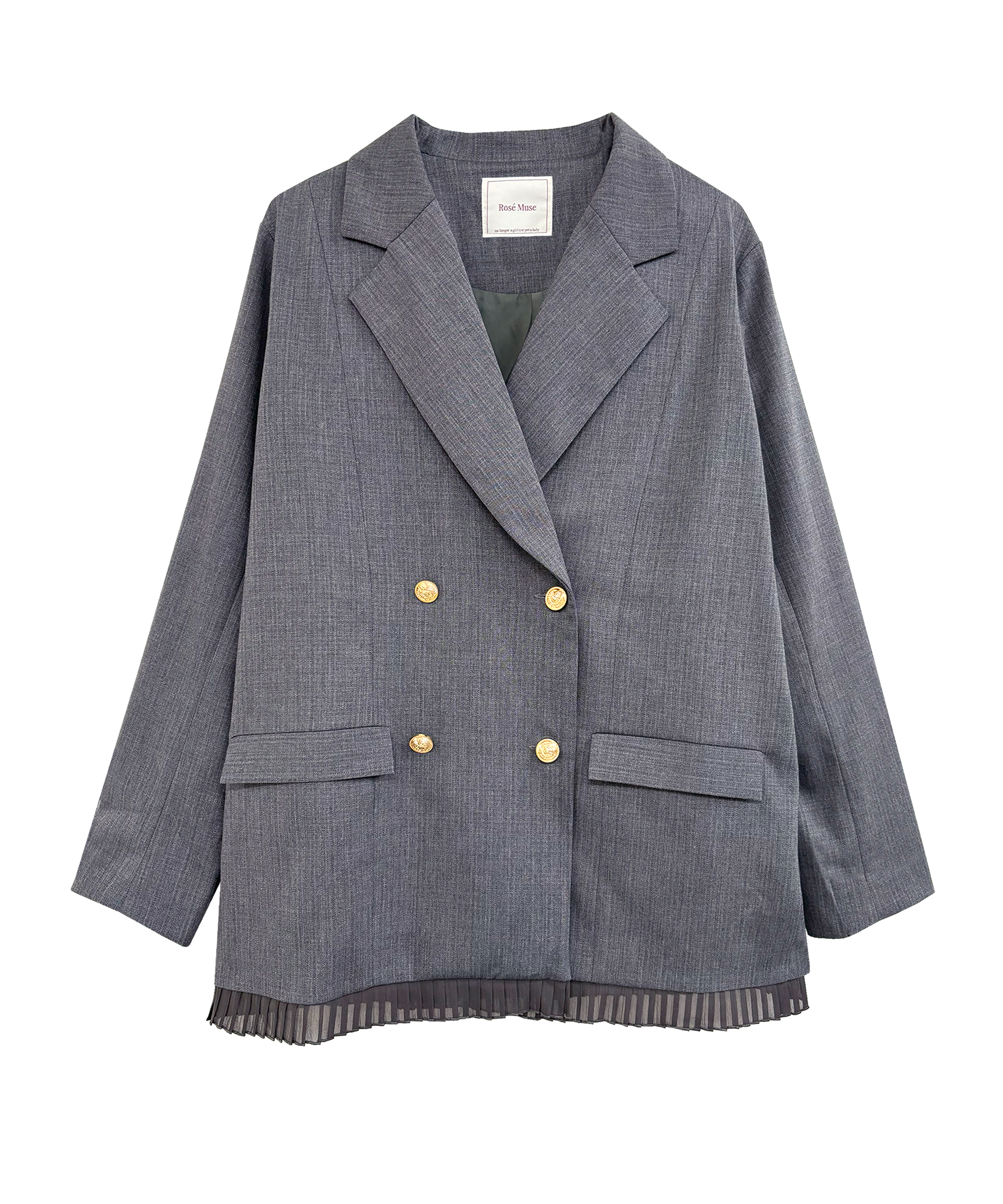 pleated ruffles tailored JK