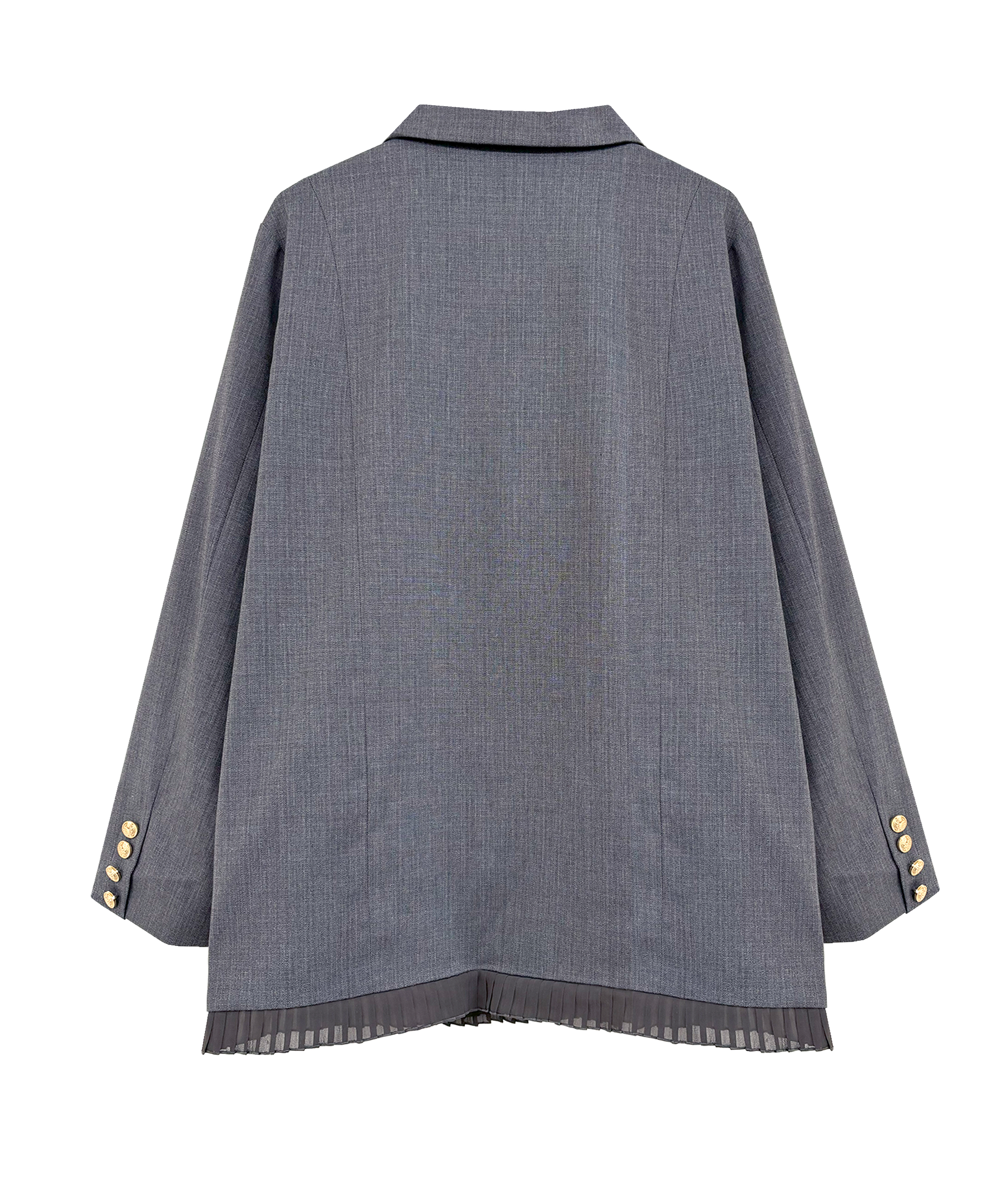 pleated ruffles tailored JK