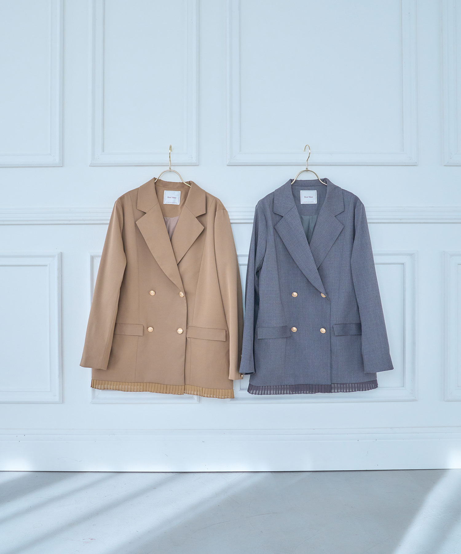 pleated ruffles tailored JK