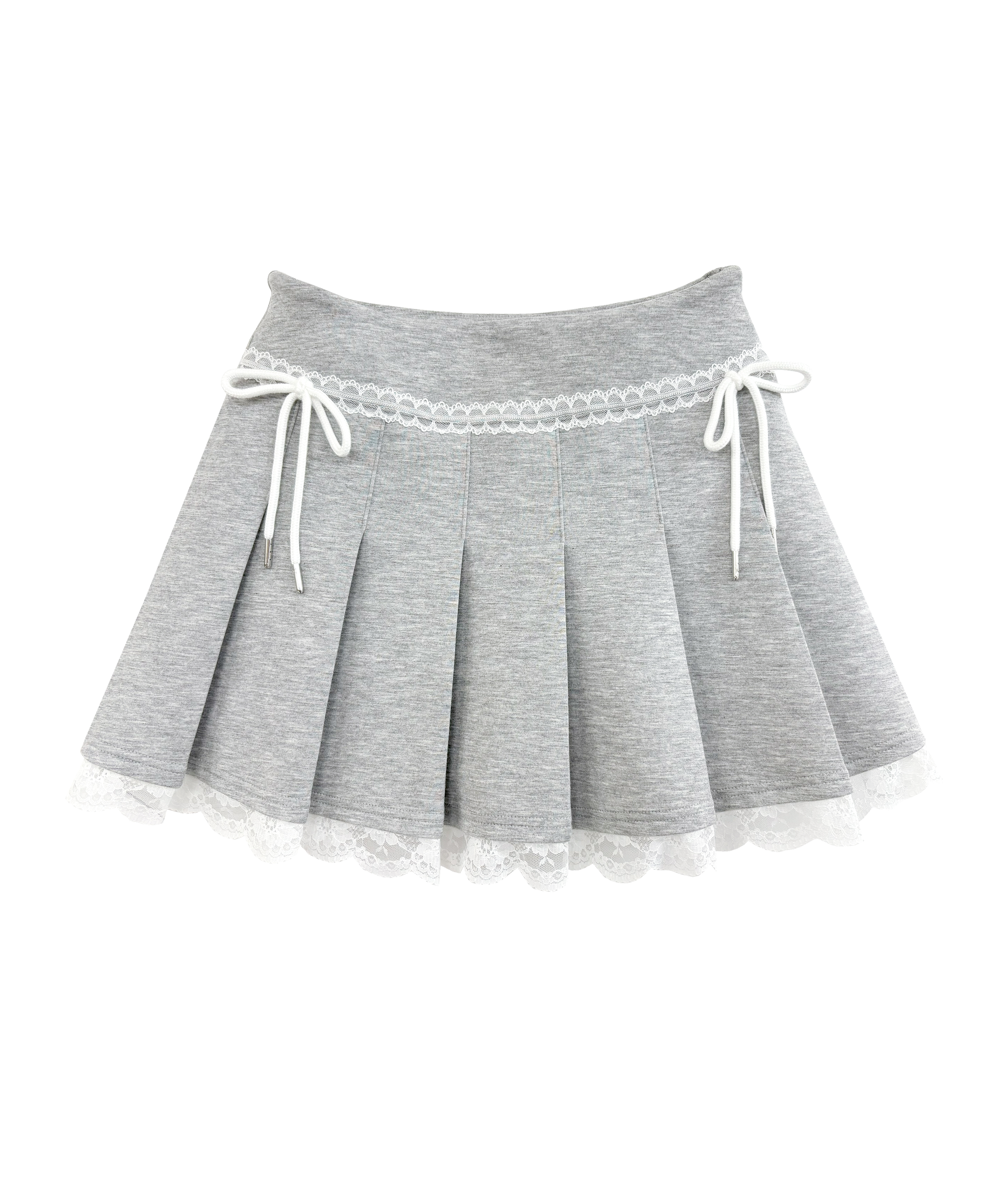 lace point jersey pants skirt