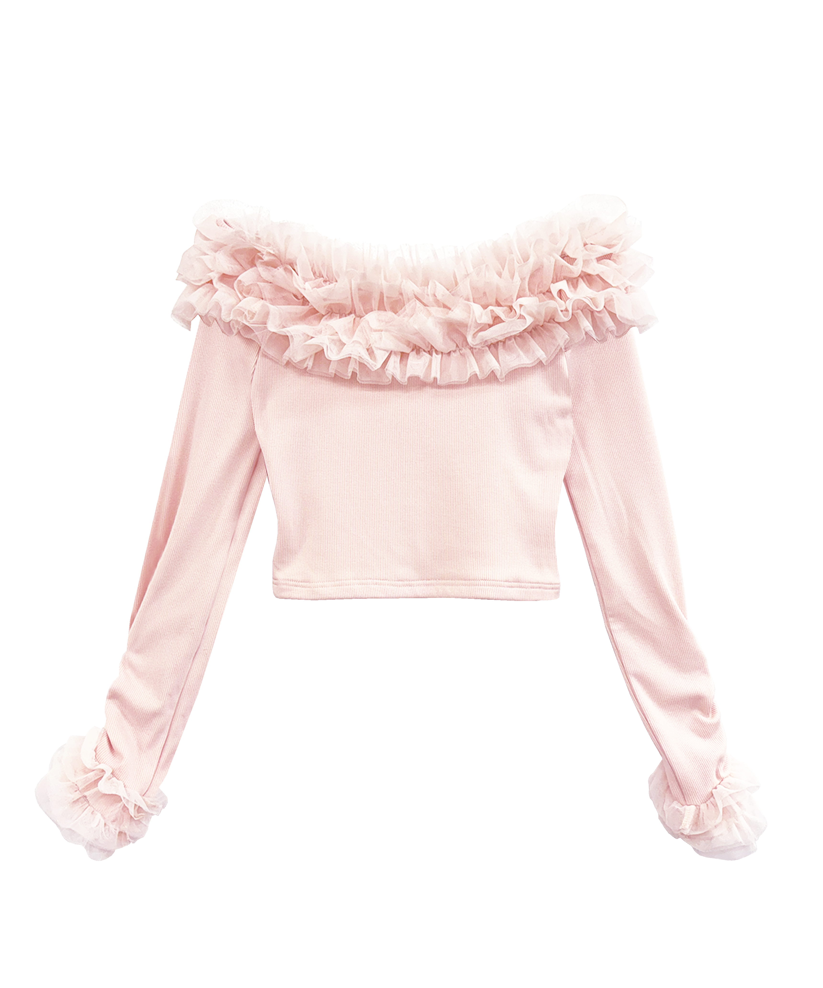 予約販売 frill tulle trimming tops – BUNNY APARTMENT トップス
