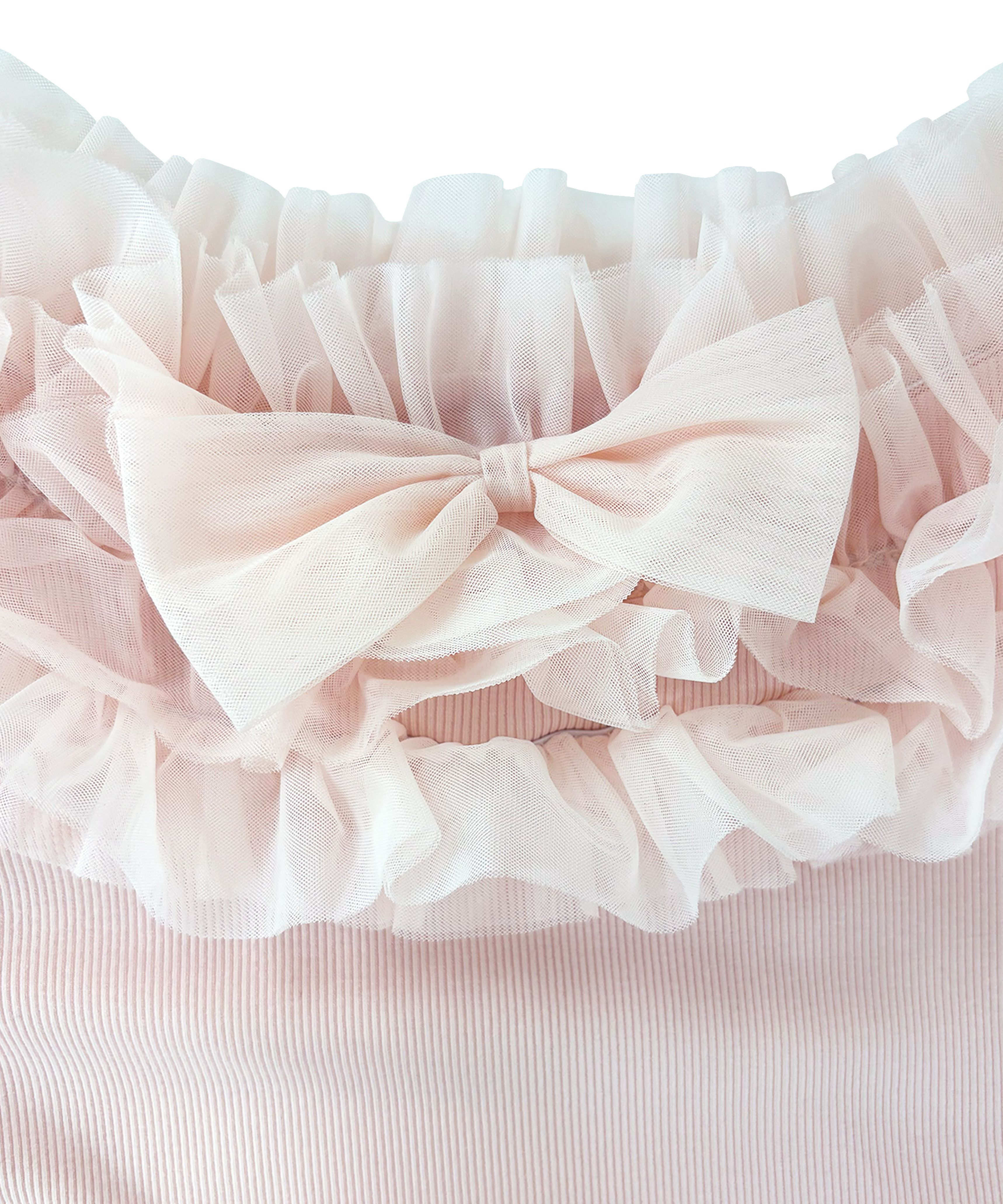 frill tulle trimming tops – BUNNY APARTMENT