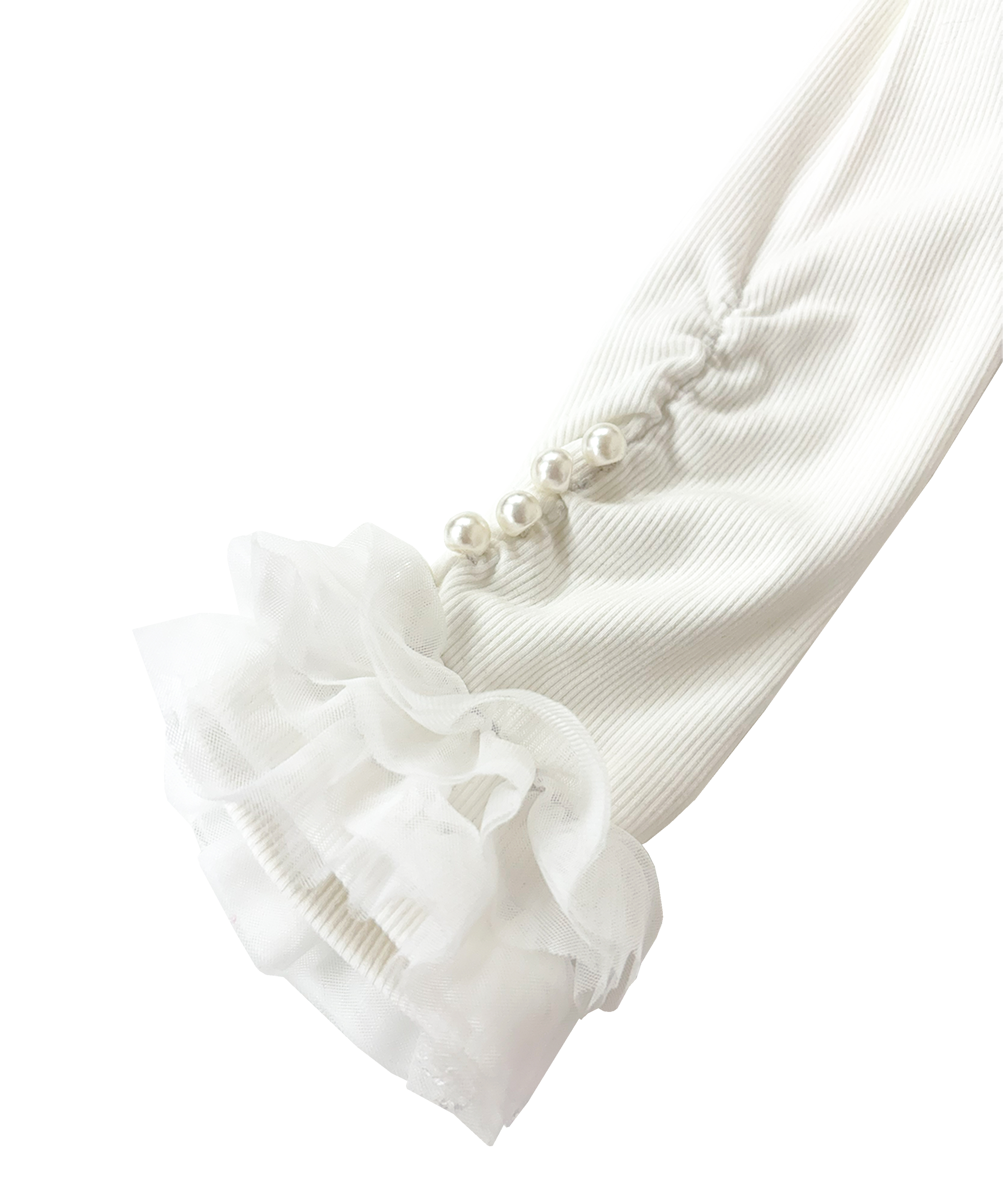 frill tulle trimming tops – BUNNY APARTMENT