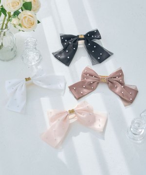 tulle lap ribbon barretta