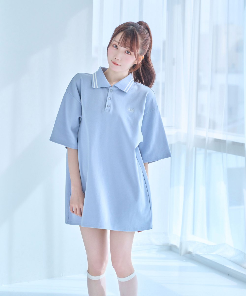logo embroidery polo shirt