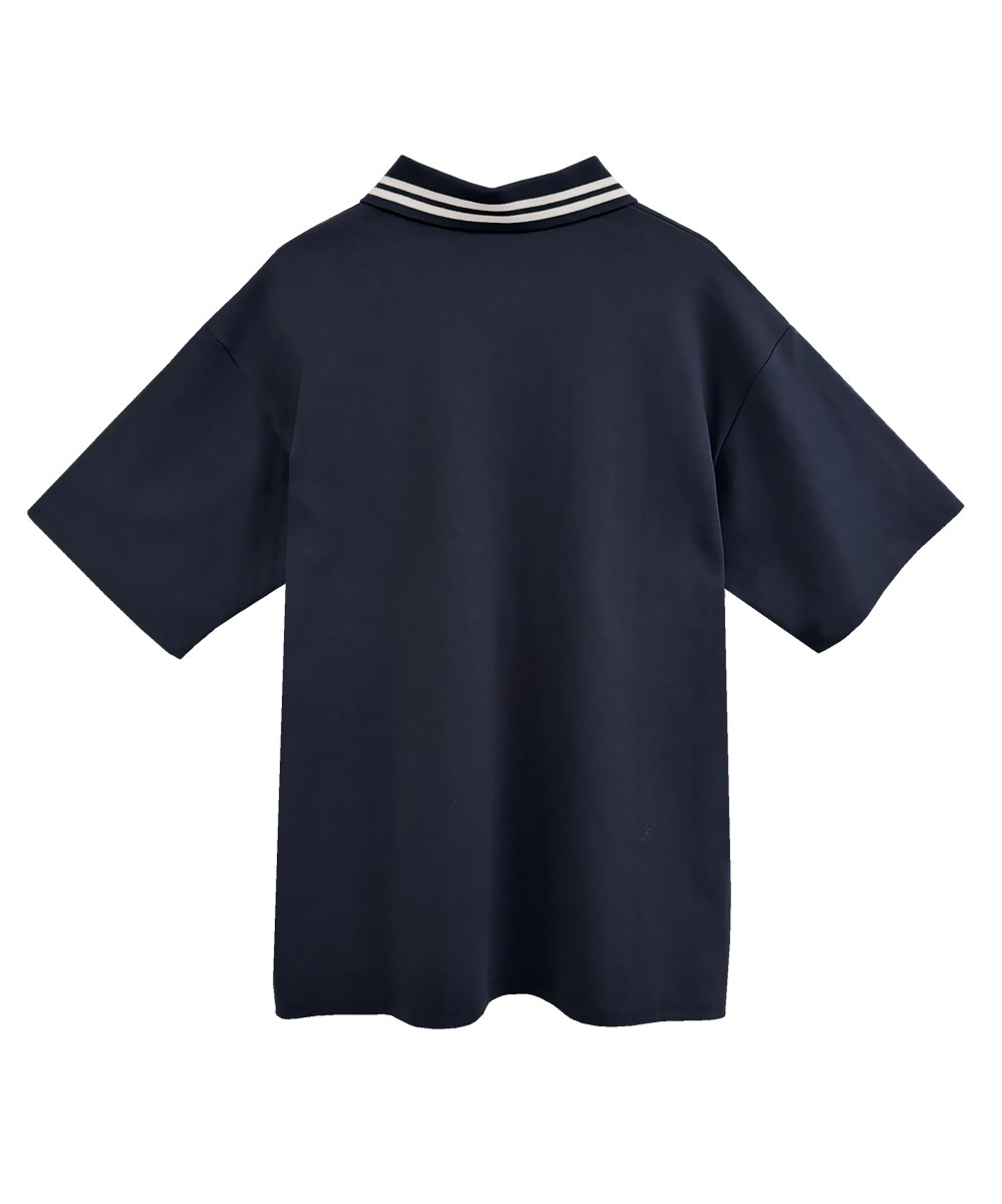logo embroidery polo shirt