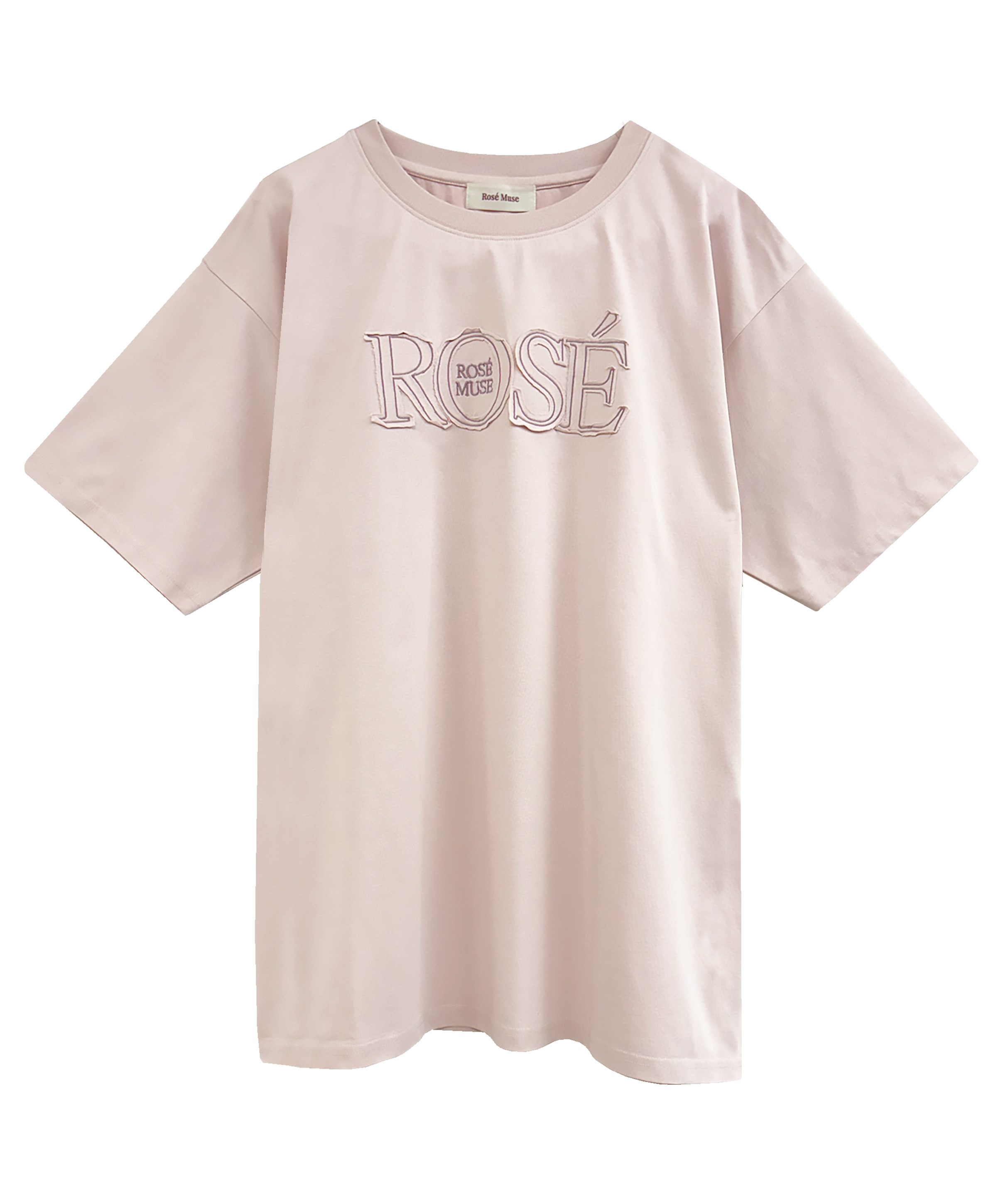 ロゼミューズEmbiss logo Tシャツ 【ロゴ刺繍あり】ライトグレー emboss logo T-shirts – BUNNY APARTMENT