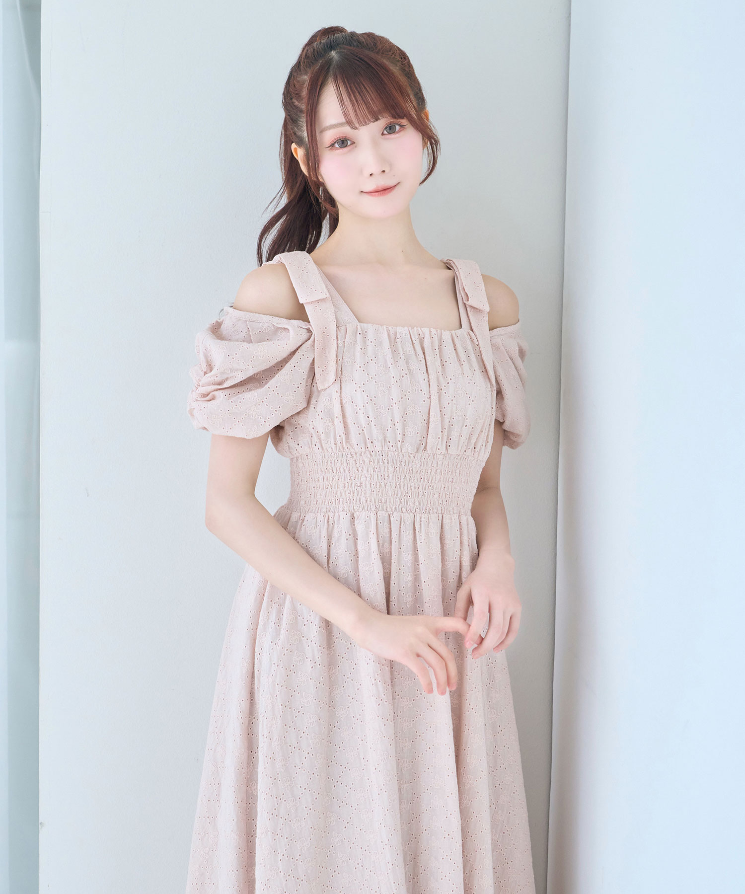 cotton lace ribbon dress – BUNNY APARTMENT