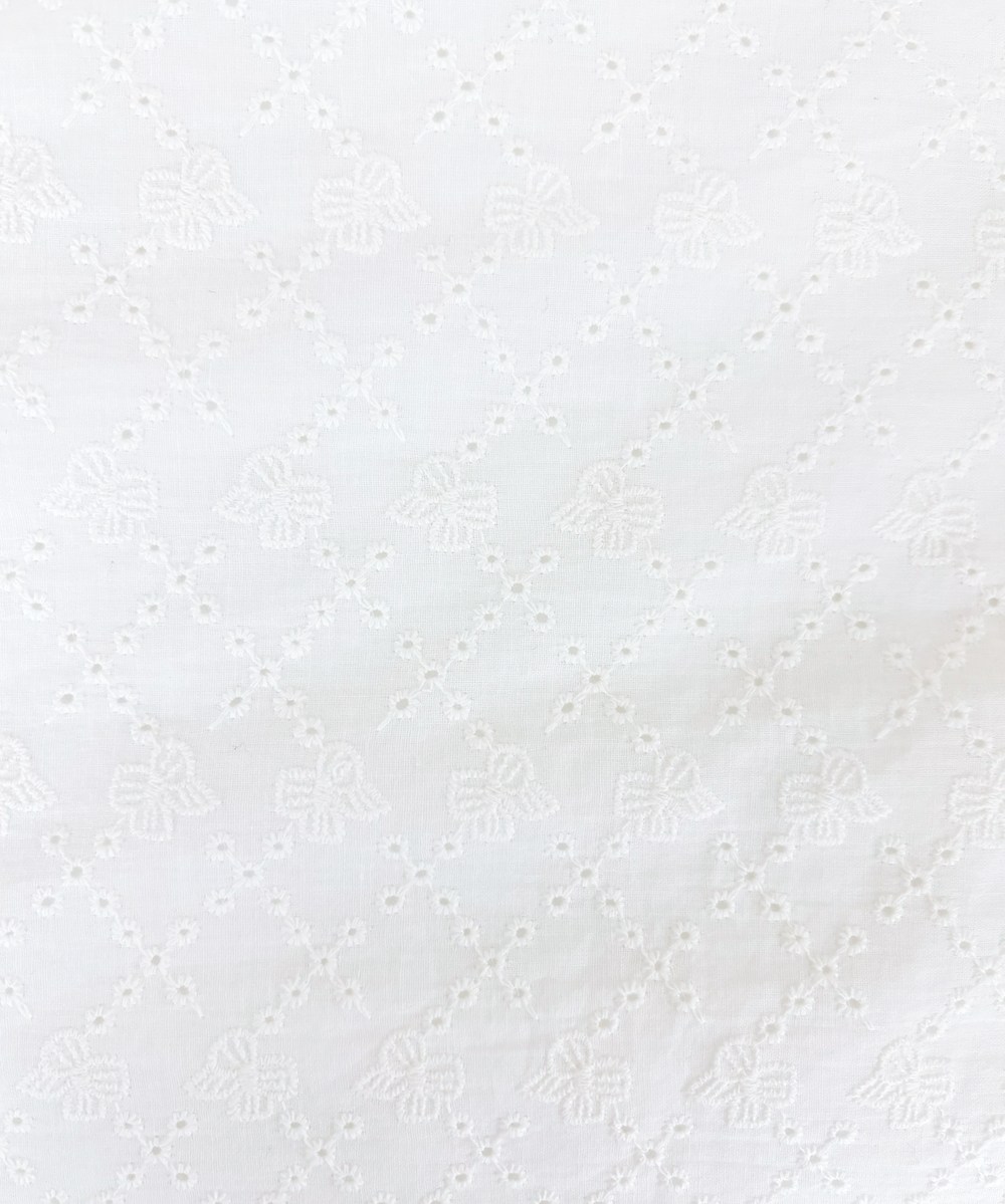 cotton lace ribbon dress