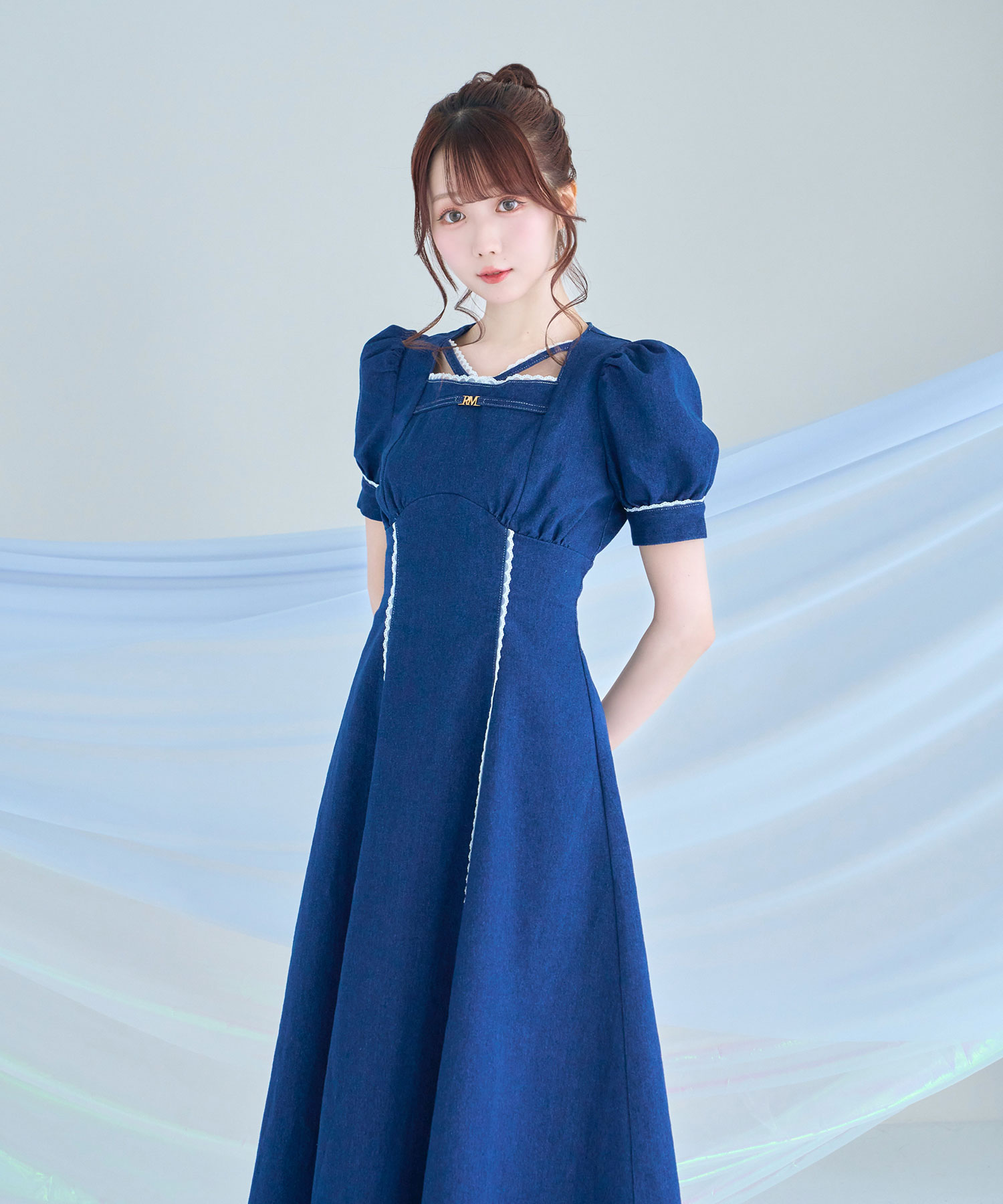 Rosé Muse ロゼミューズ Lace denim dress lace denim dress – BUNNY APARTMENT