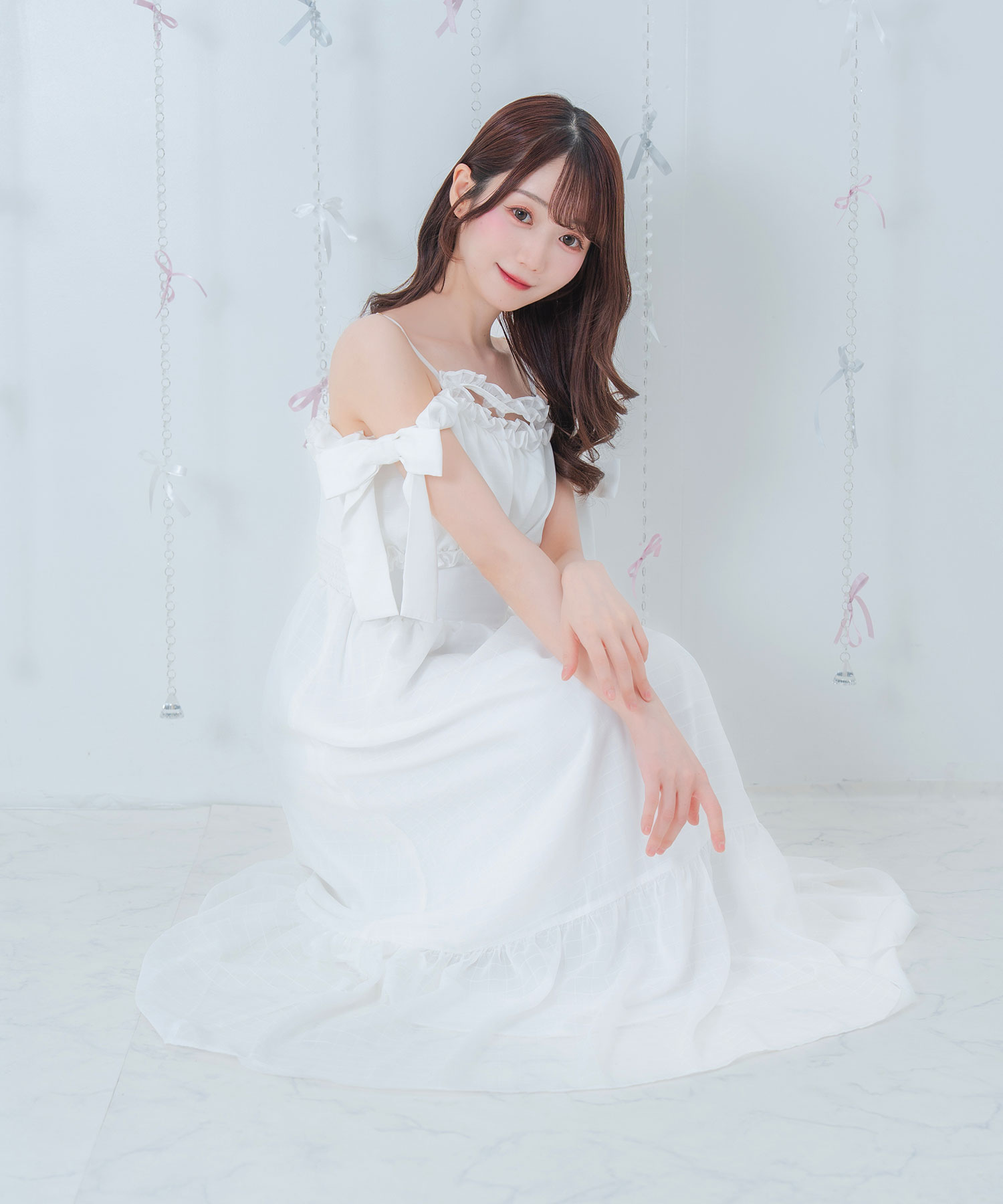 ワンピース Rose Muse sheer plaid ribbon cami o/p sheer plaid ribbon cami o/p – BUNNY APARTMENT
