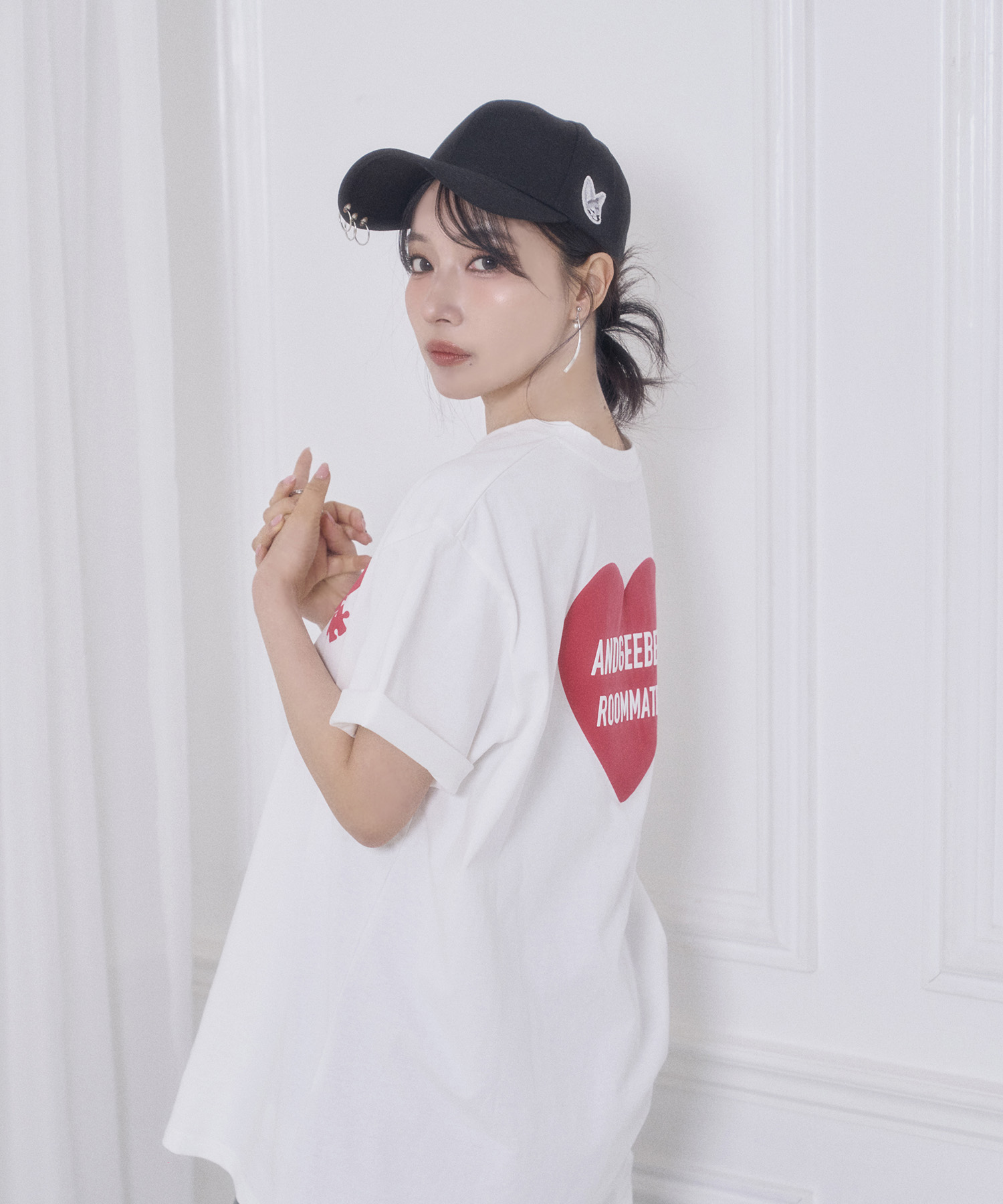 UNISEX フェネックワッペンピアスキャップ