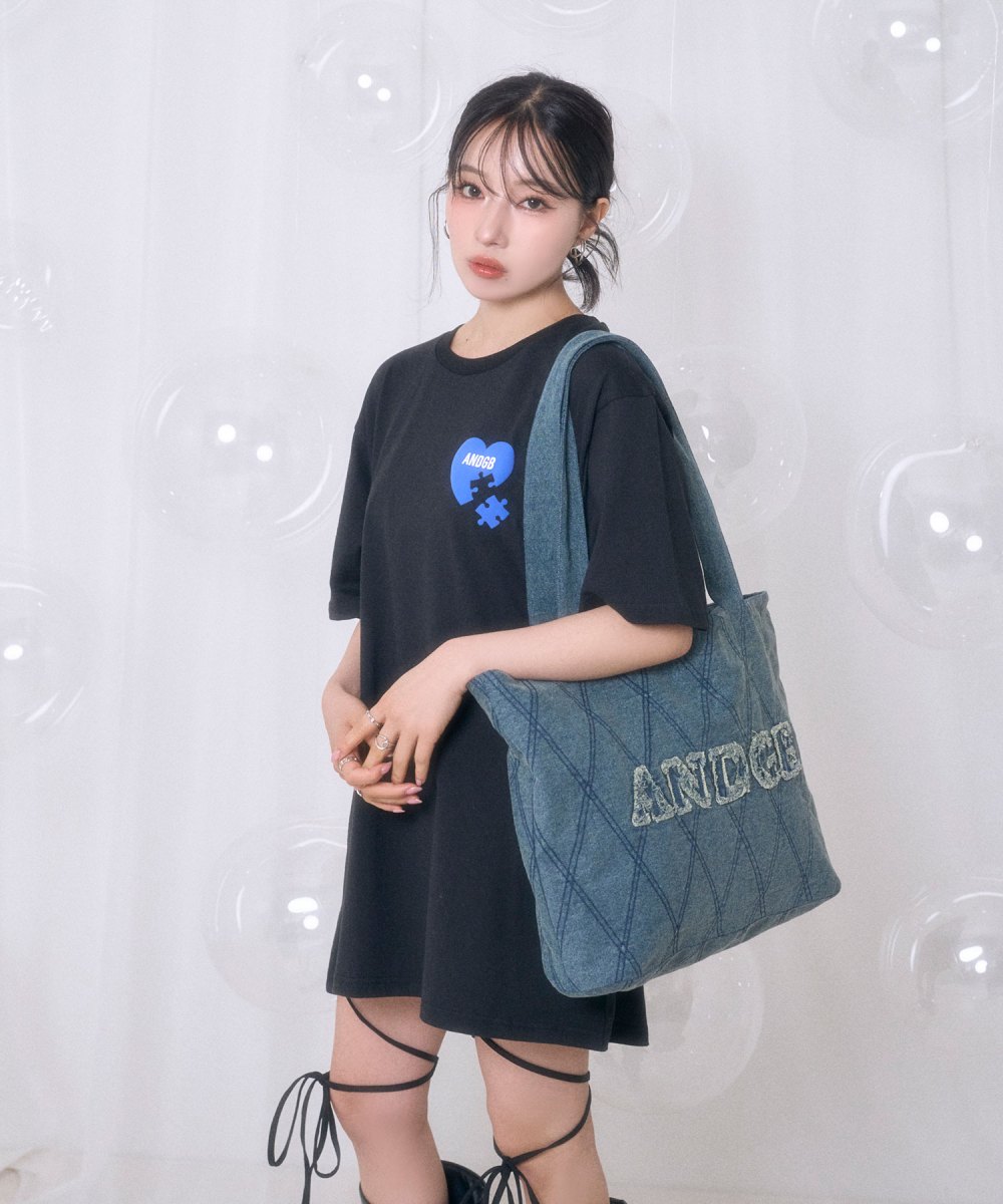 UNISEX ハートプリントT