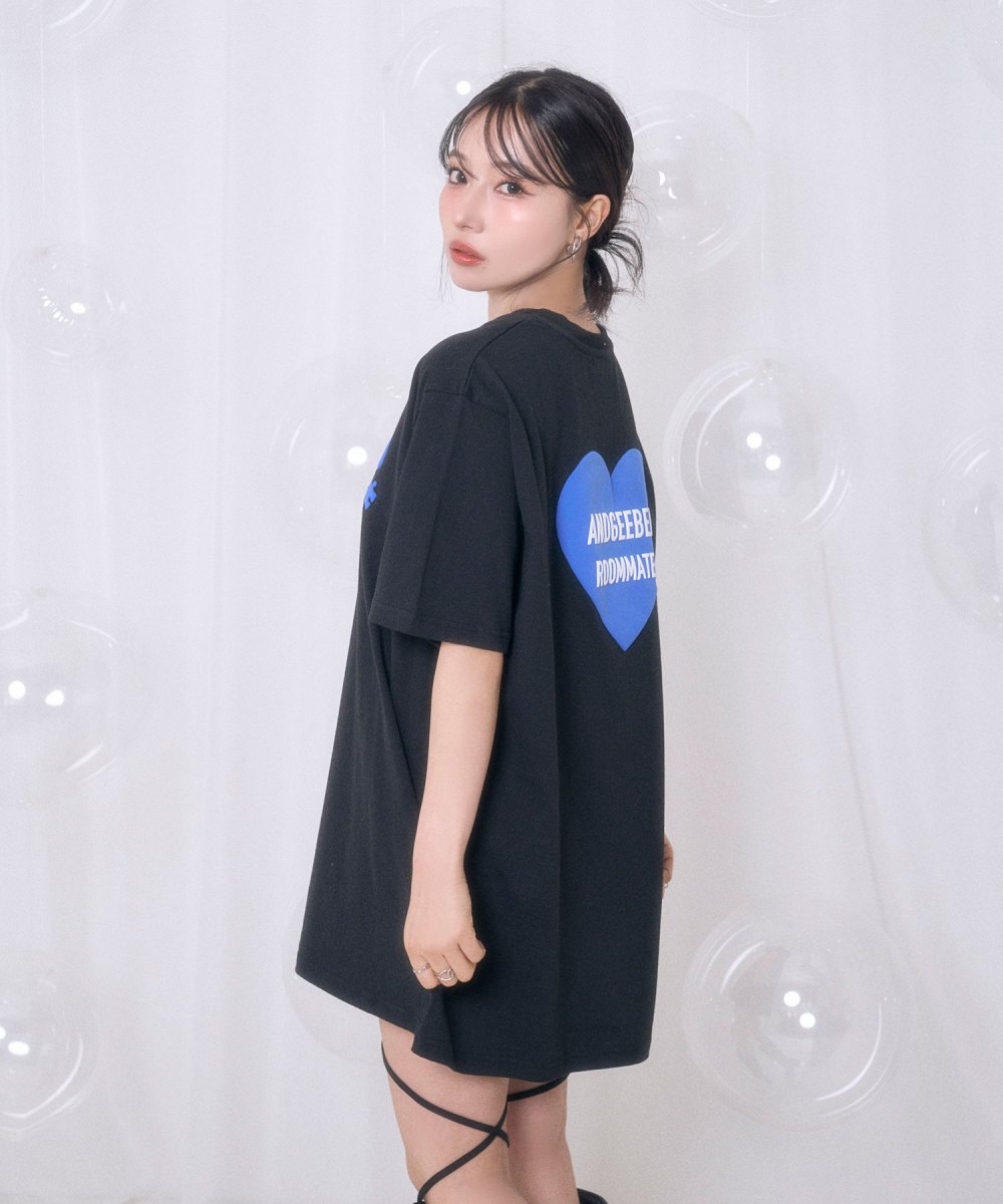 UNISEX ハートプリントT