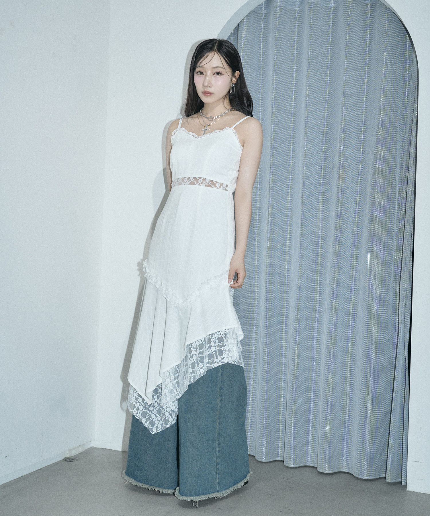 イレヘムレースキャミワンピ