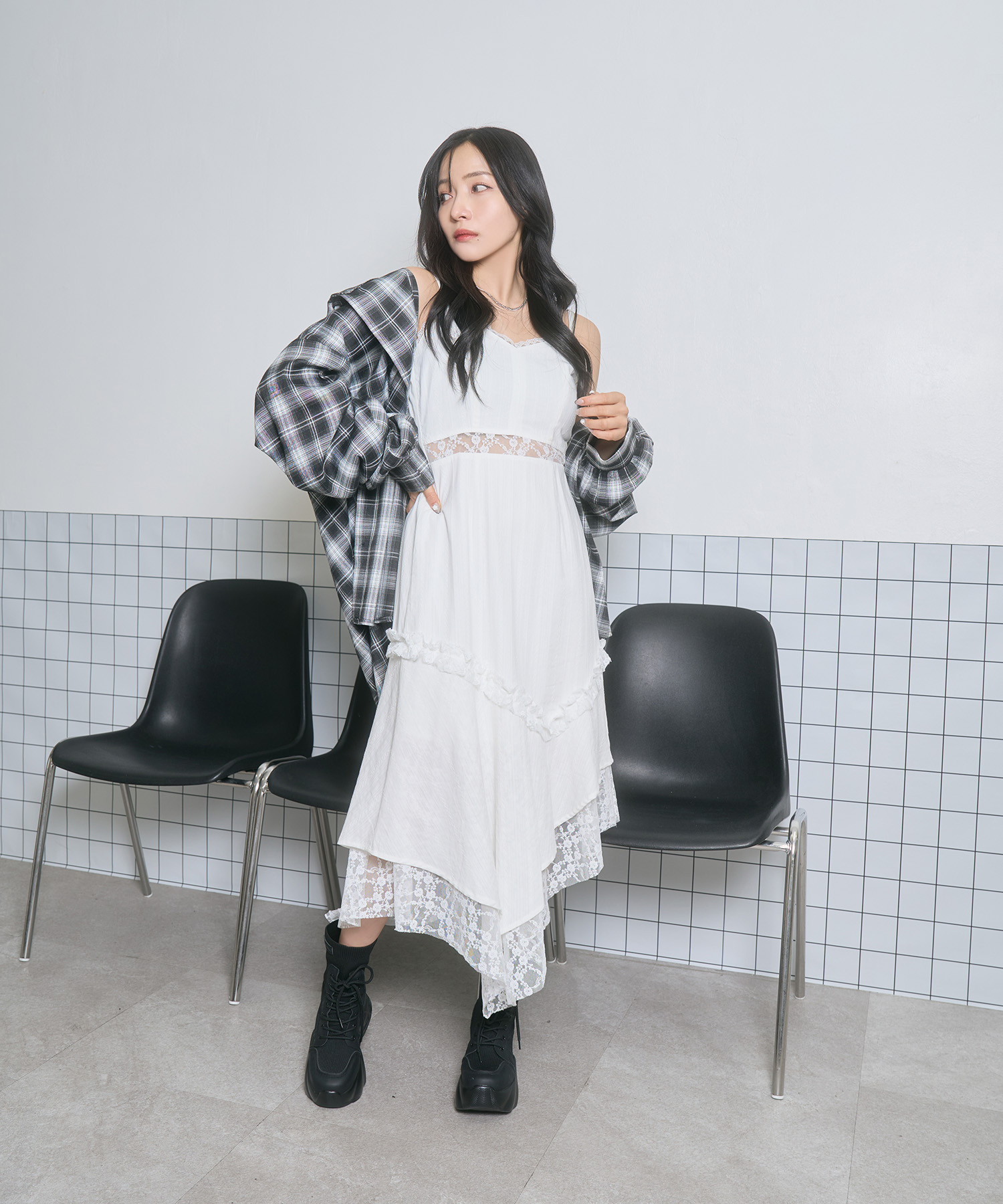 EATME チュールコンビイレヘムワンピース Sサイズ レース EATME チュールコンビイレヘムワンピース Sサイズ レース - メルカリ
